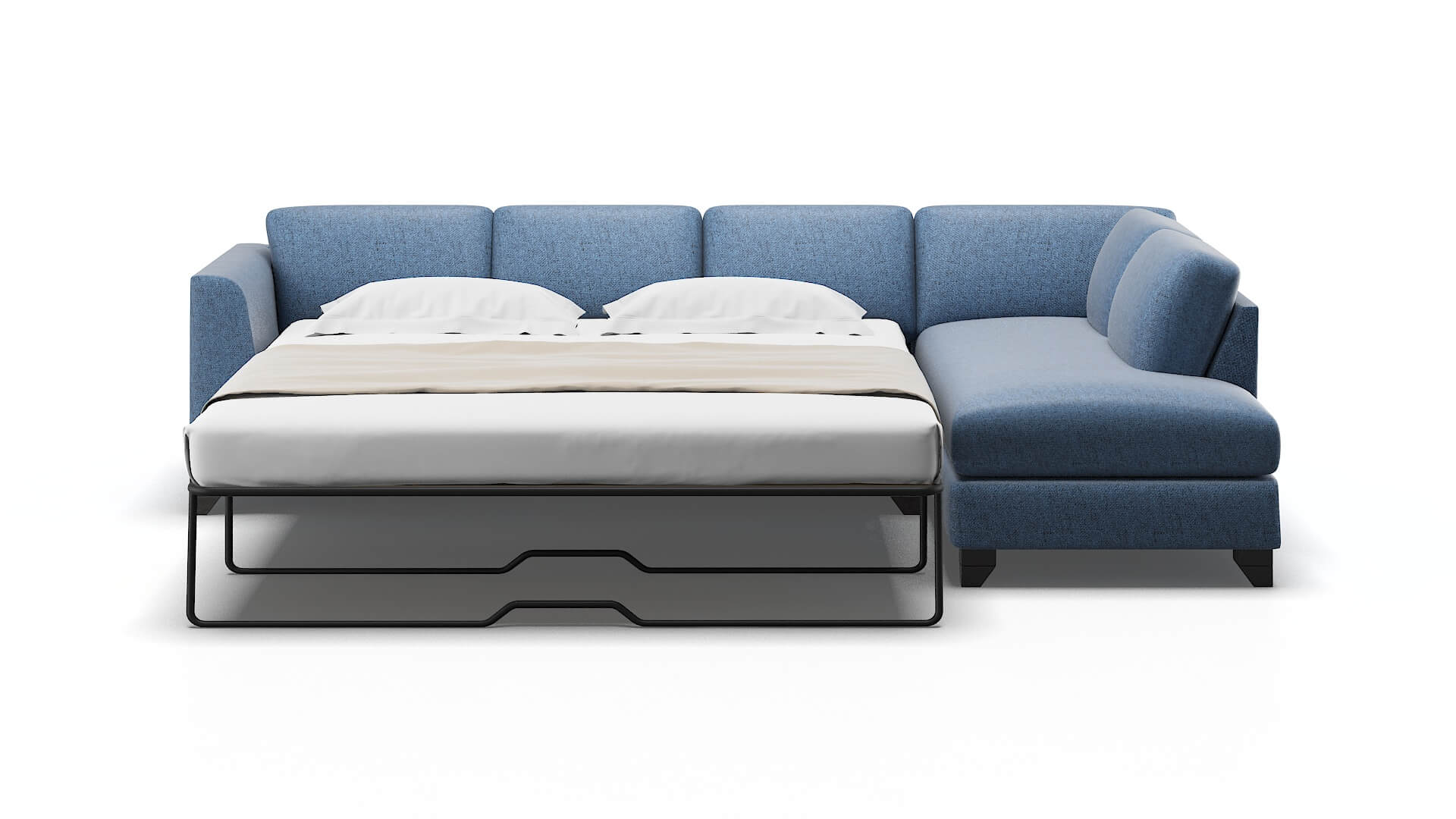 Paris Derby Navy Panel Sleeper Espresso legs 1