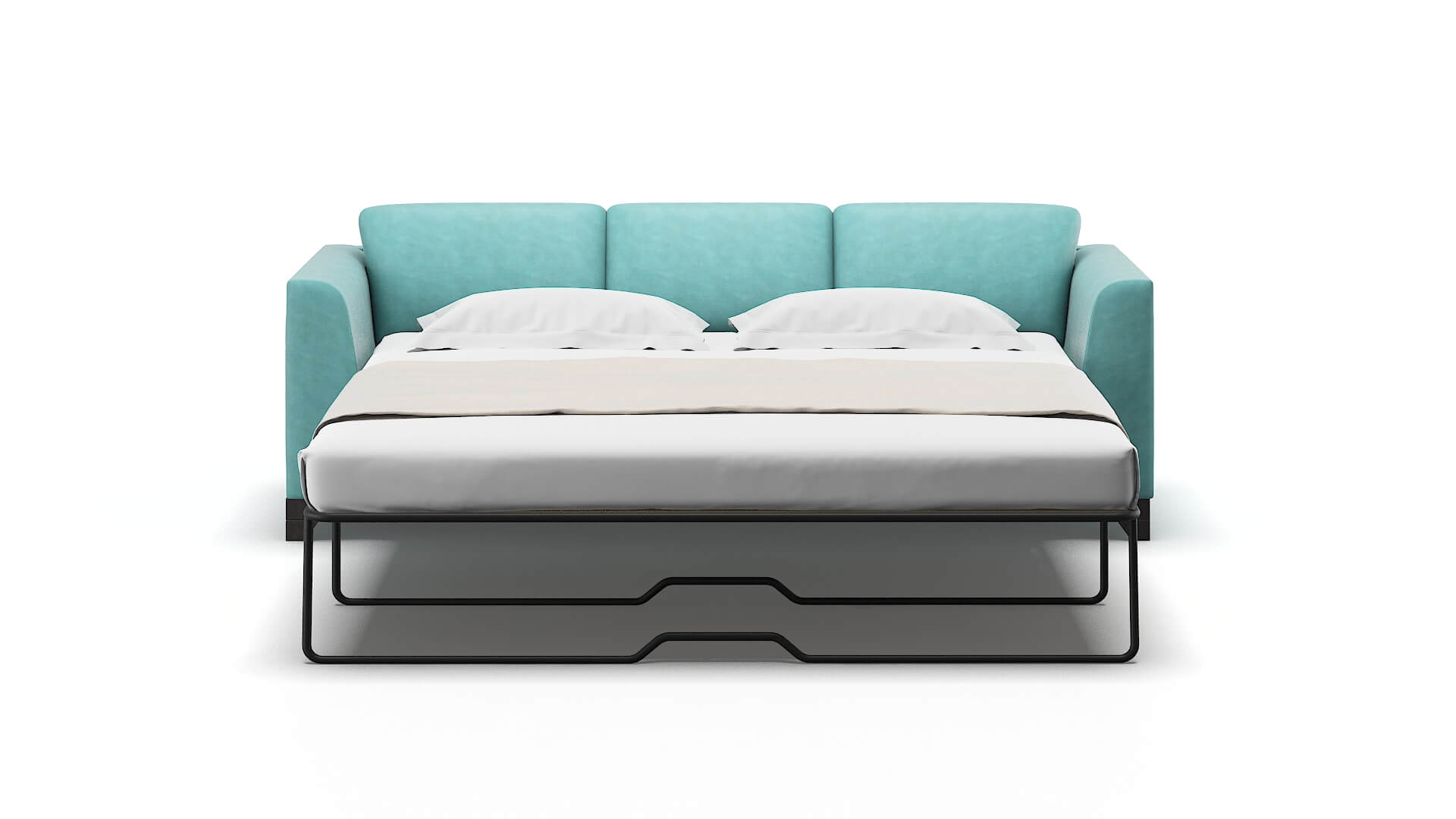 Paris Dream_d French_blue Sofa Sleeper Espresso legs 1