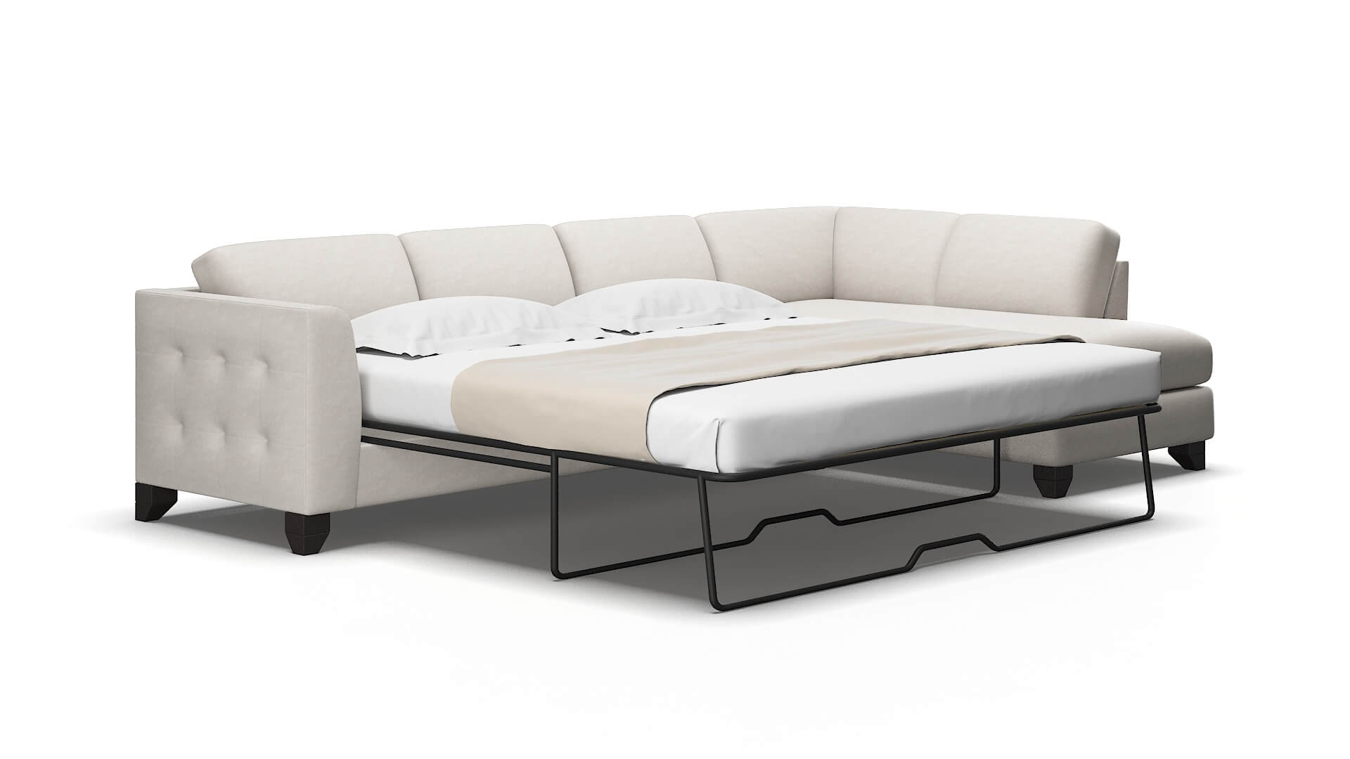 Paris Dream_d Stone Panel Sleeper Espresso legs 2