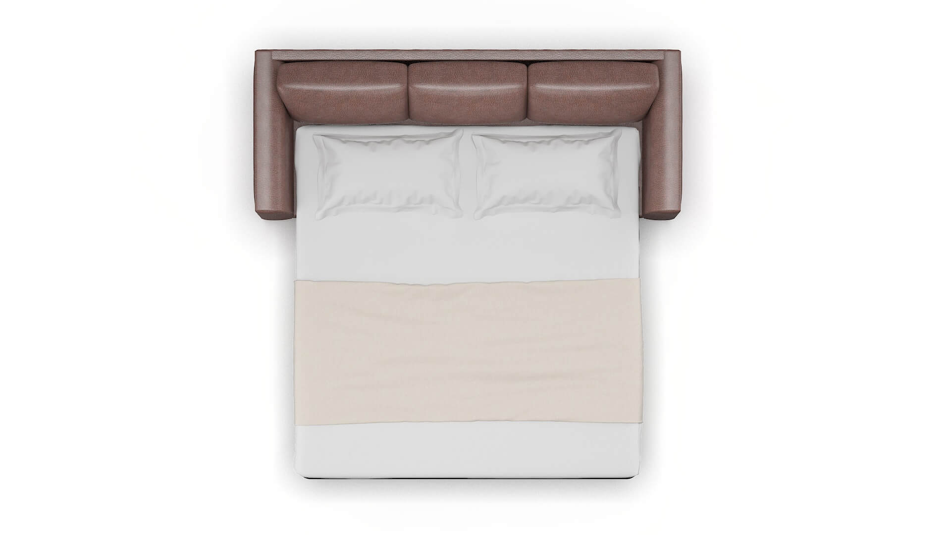 Paris Ford Brown Sofa Sleeper Espresso legs 3