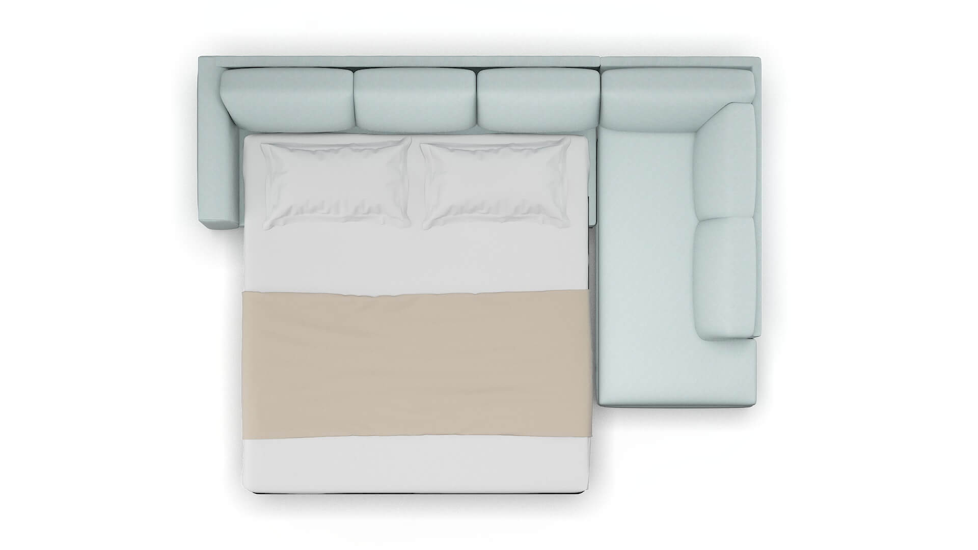 Paris Hepburn Peridot Panel Sleeper Espresso legs 3