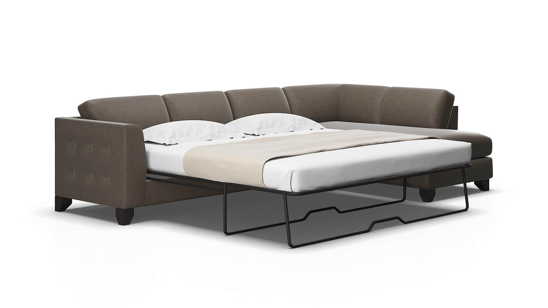 Paris Keylargo bark Panel sleeper Espresso Legs  2