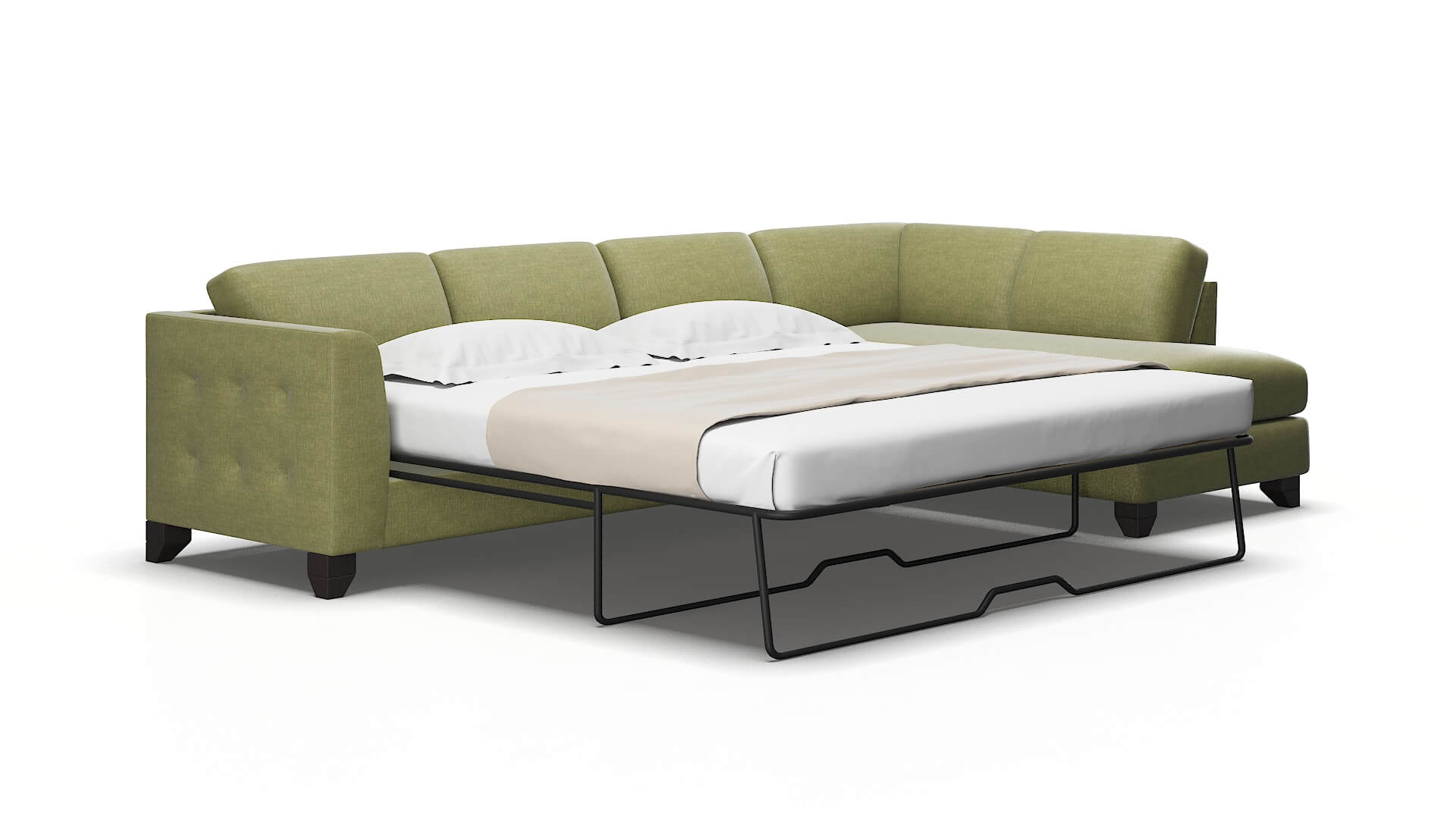 Paris Keylargo grass Panel sleeper Espresso Legs  2