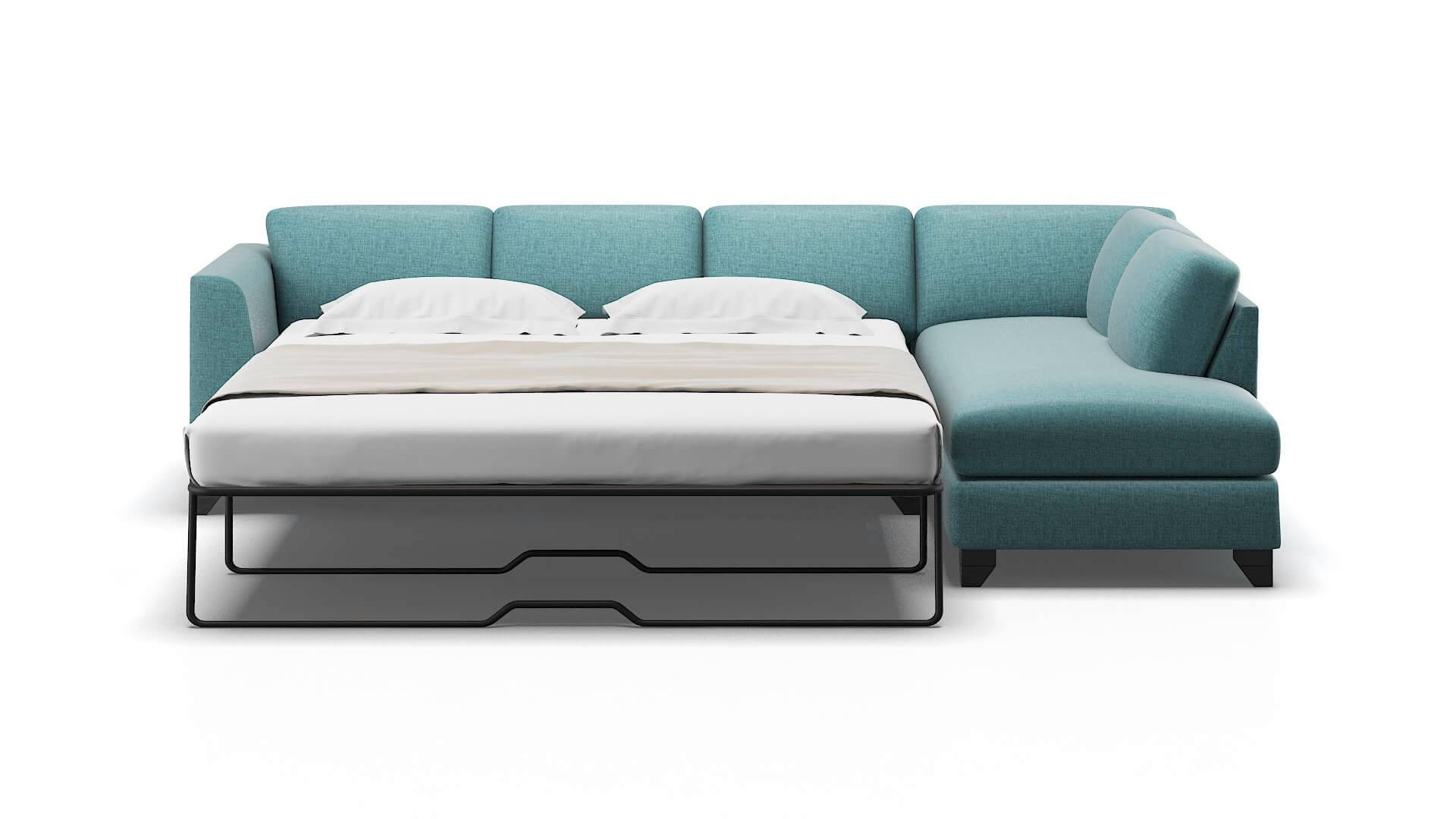 Paris Keylargo Zenithteal Panel Sleeper Espresso legs 1