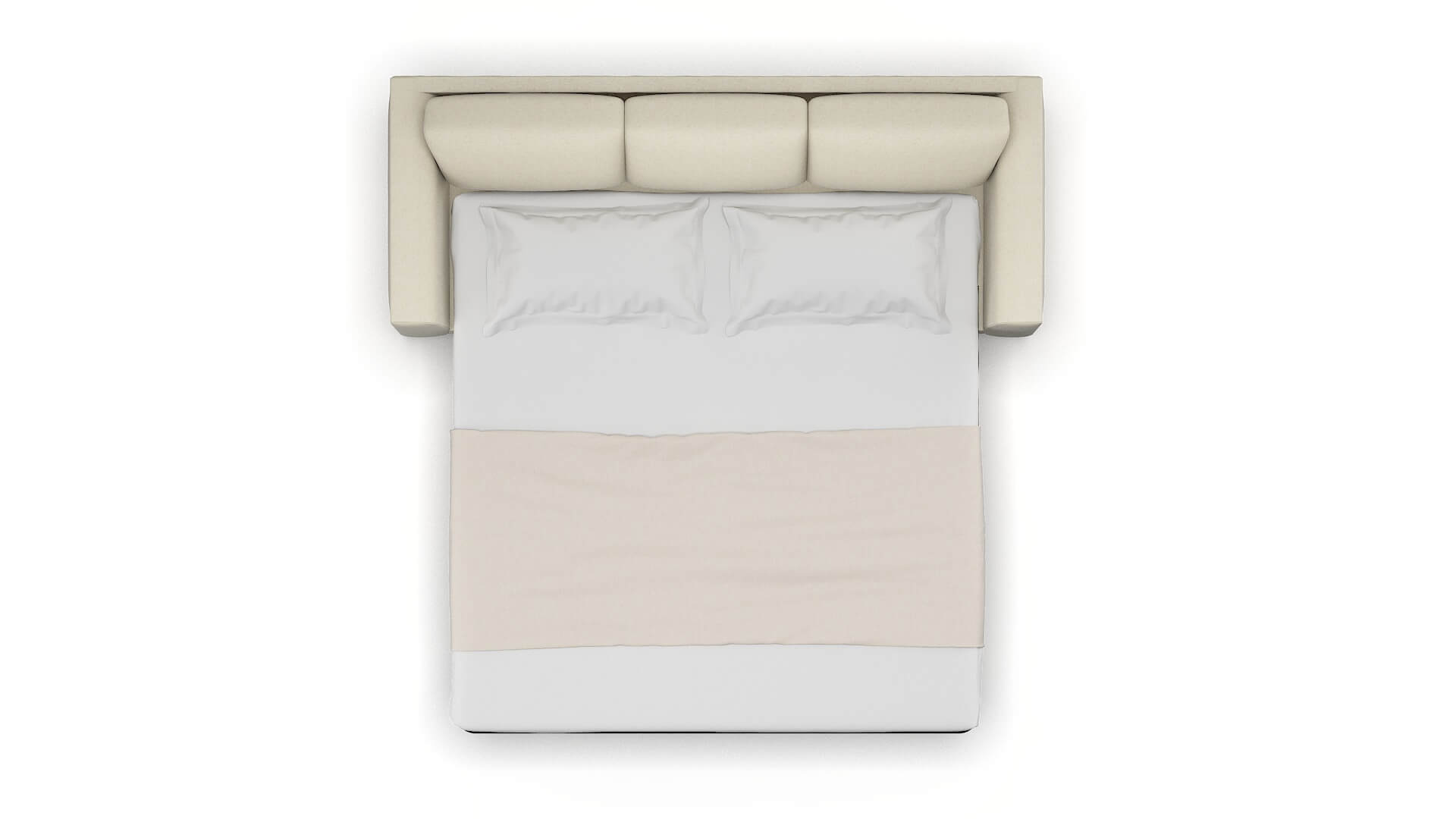 Paris Lana Sand Sofa Sleeper Espresso legs 3