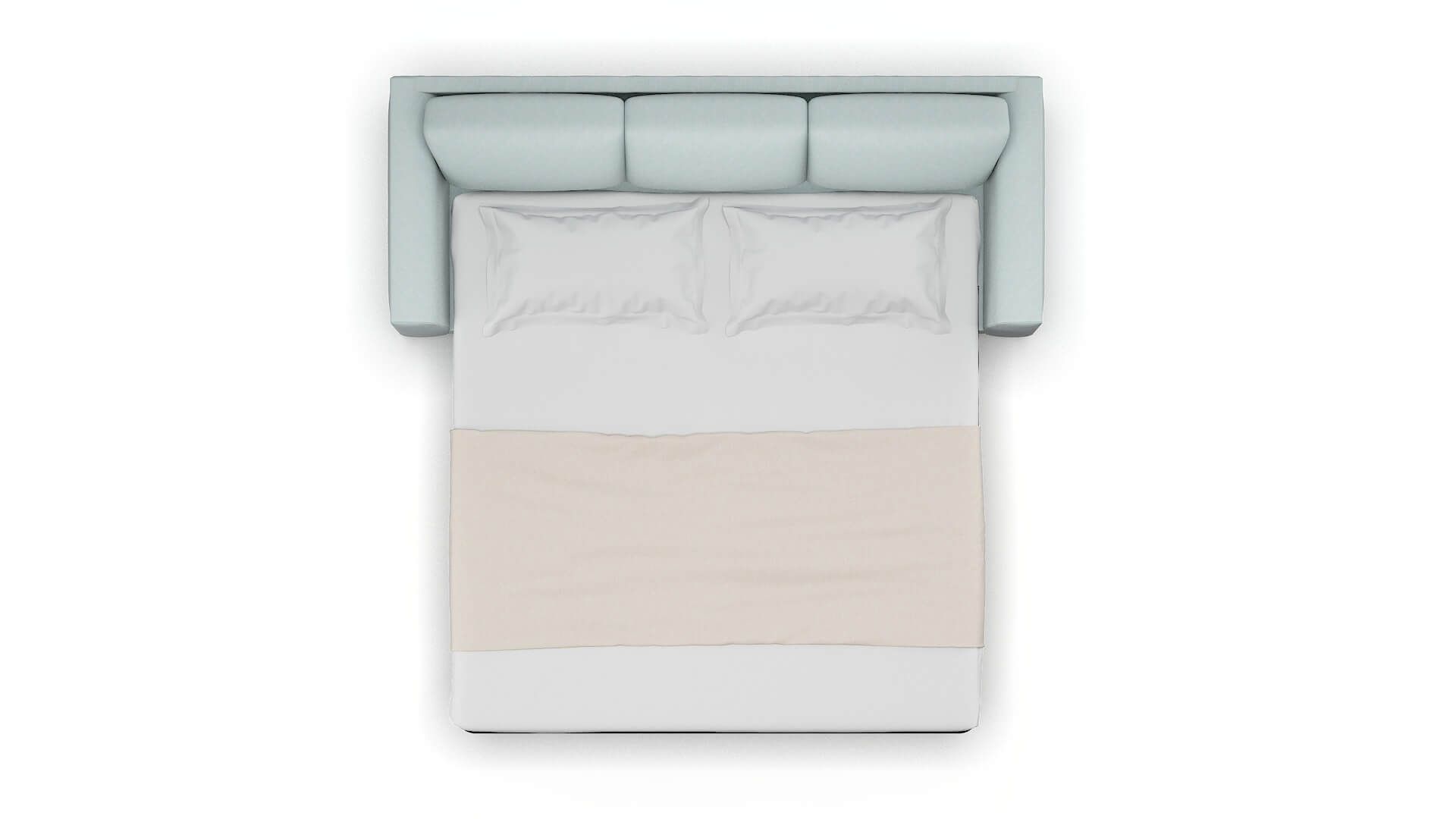 Paris Leslie Robins_egg Sofa Sleeper Espresso legs 3