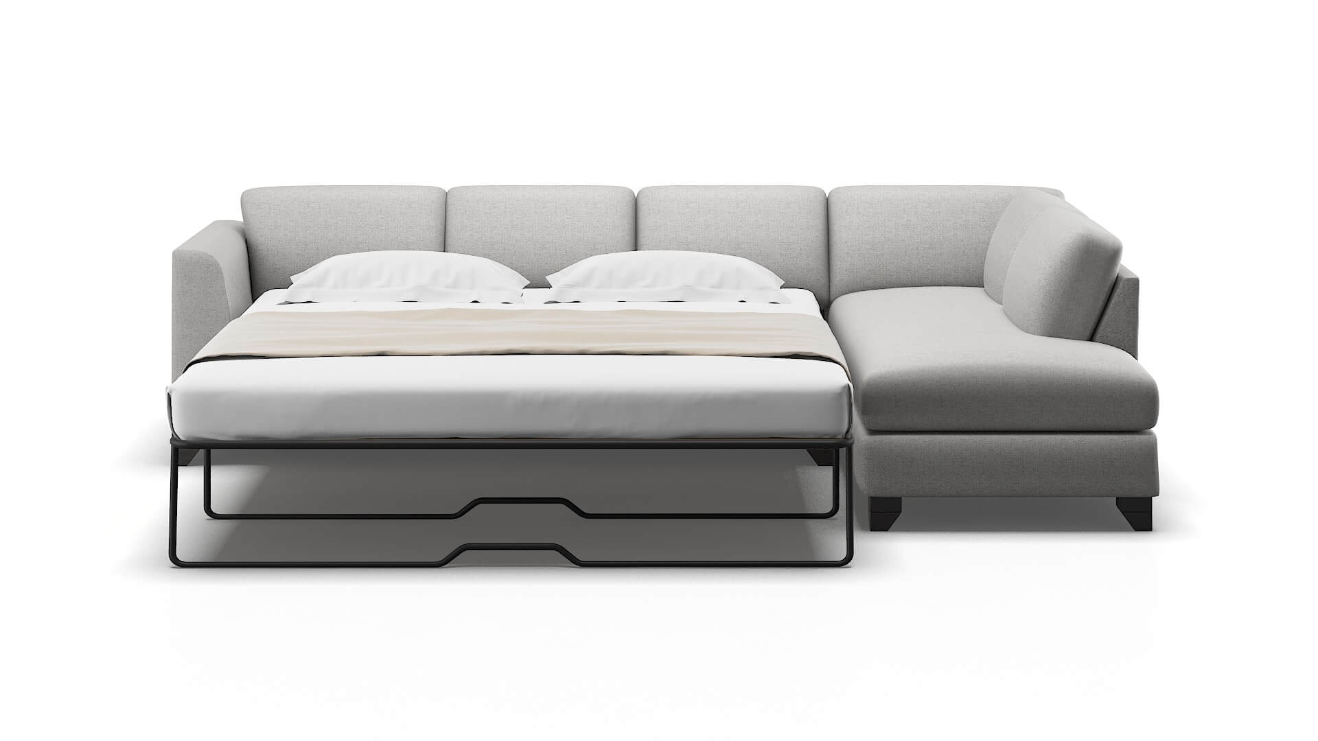 Paris Malibu Dove Panel Sleeper Espresso legs 1