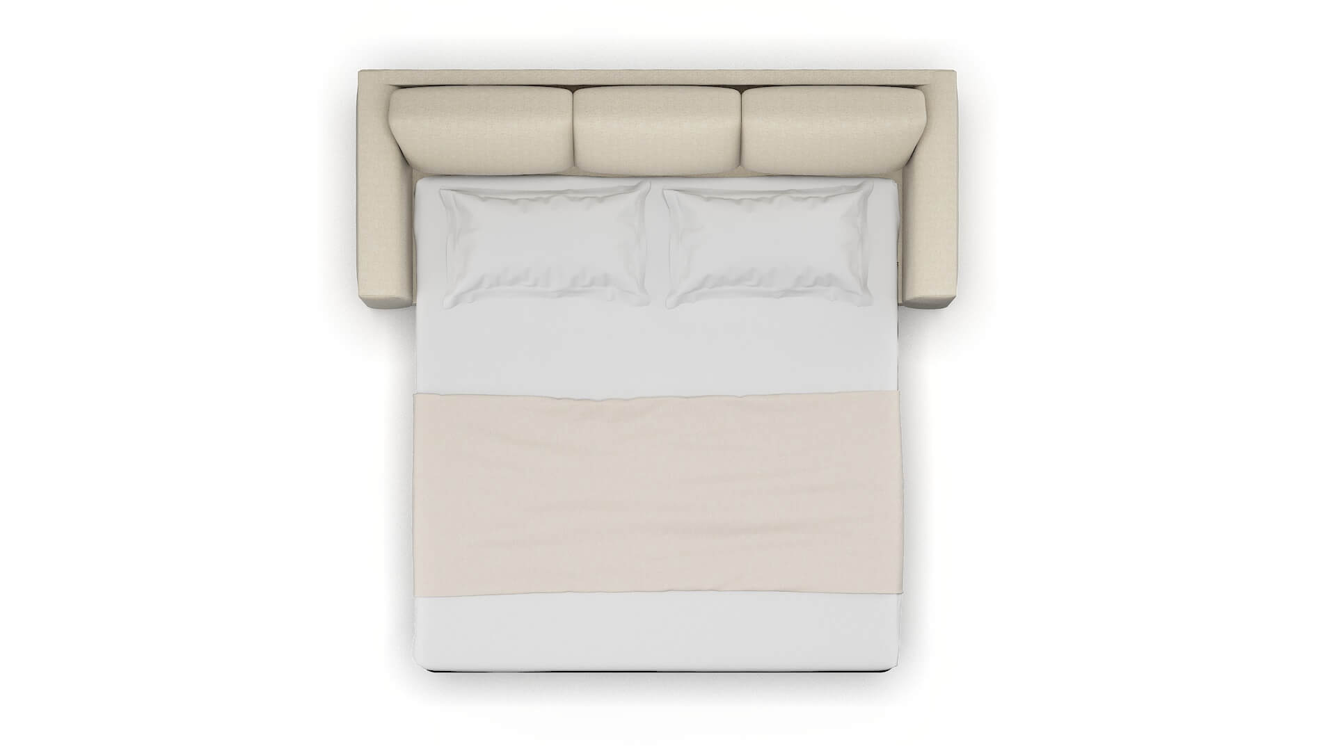 Paris Malibu Sand Sofa Sleeper Espresso legs 3