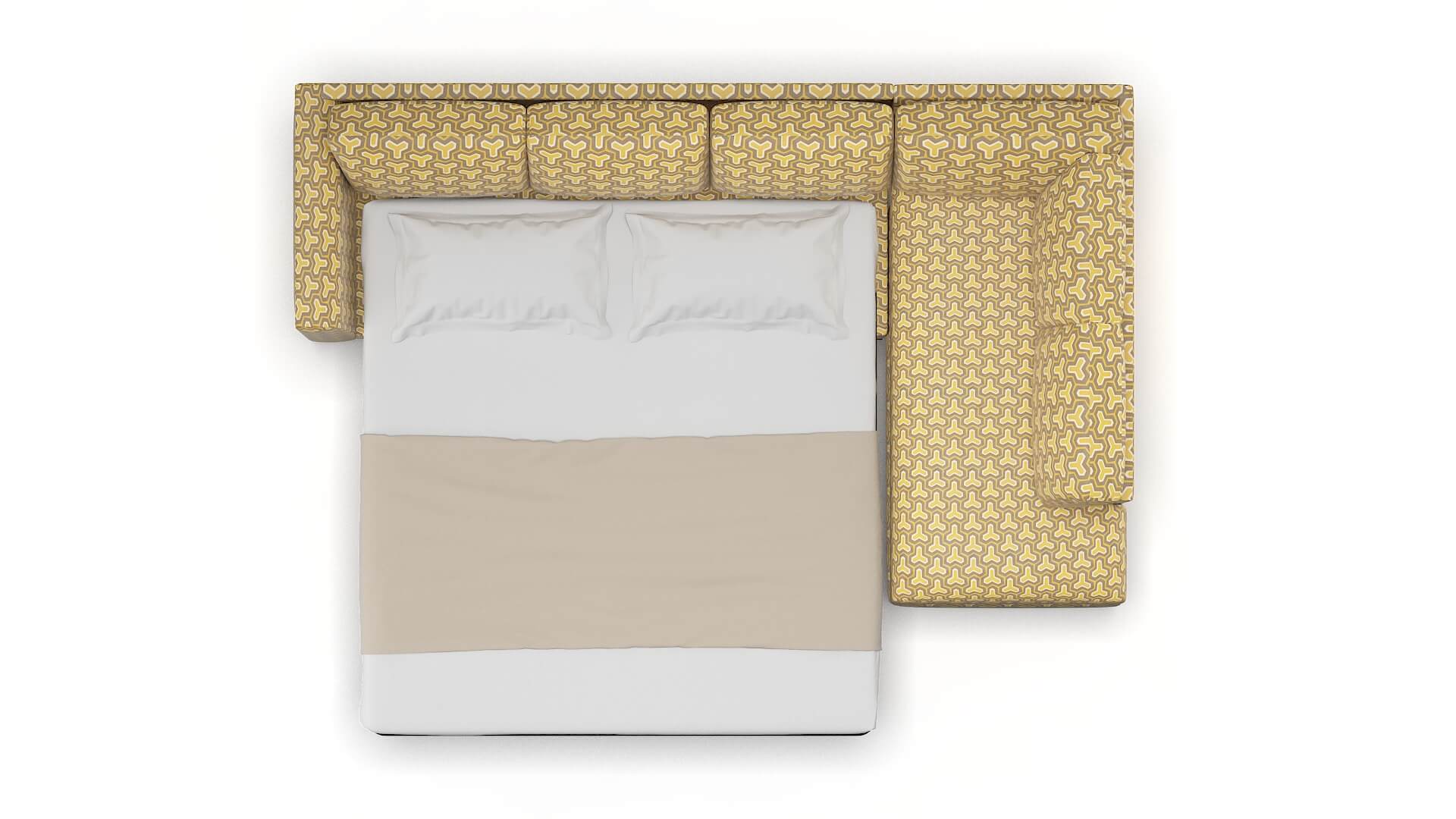 Paris Merci Dijon Panel Sleeper Espresso legs 3