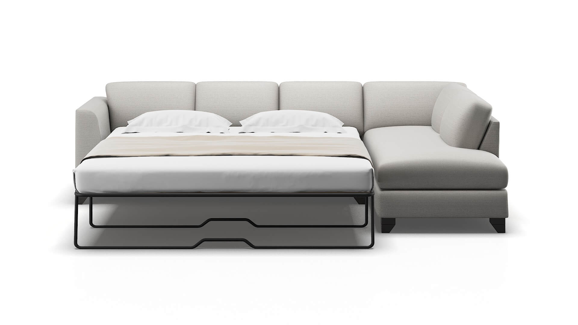 Paris Naples Ash Panel Sleeper Espresso legs 1