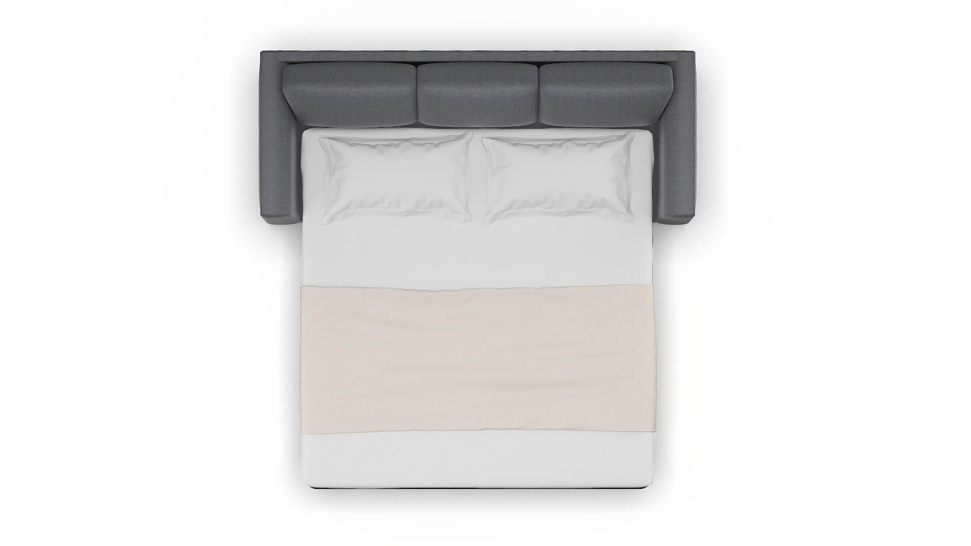 Paris Notion Graphite Sofa Sleeper Espresso legs 3