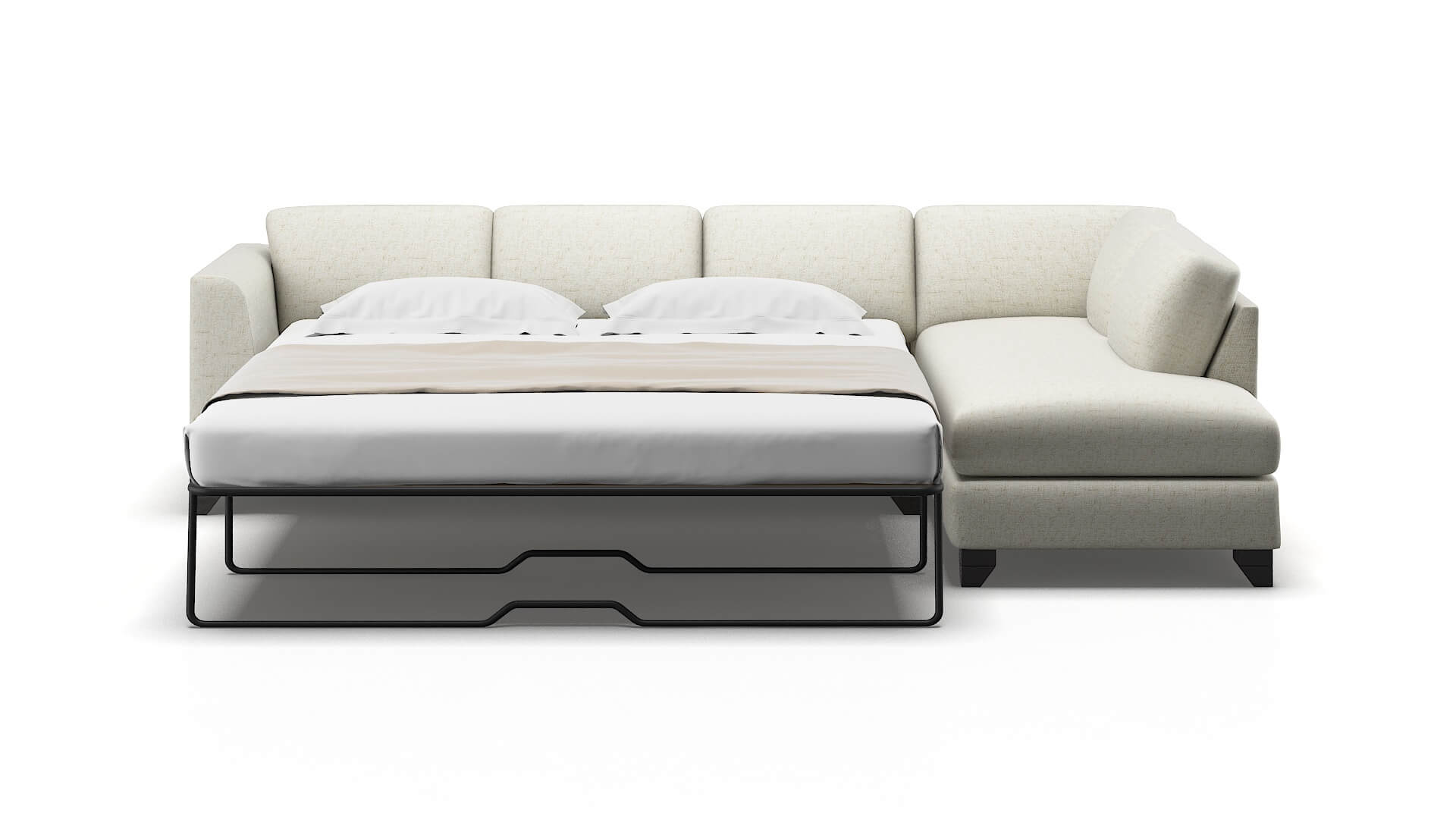 Paris Oceanside Birch Panel Sleeper Espresso legs 1