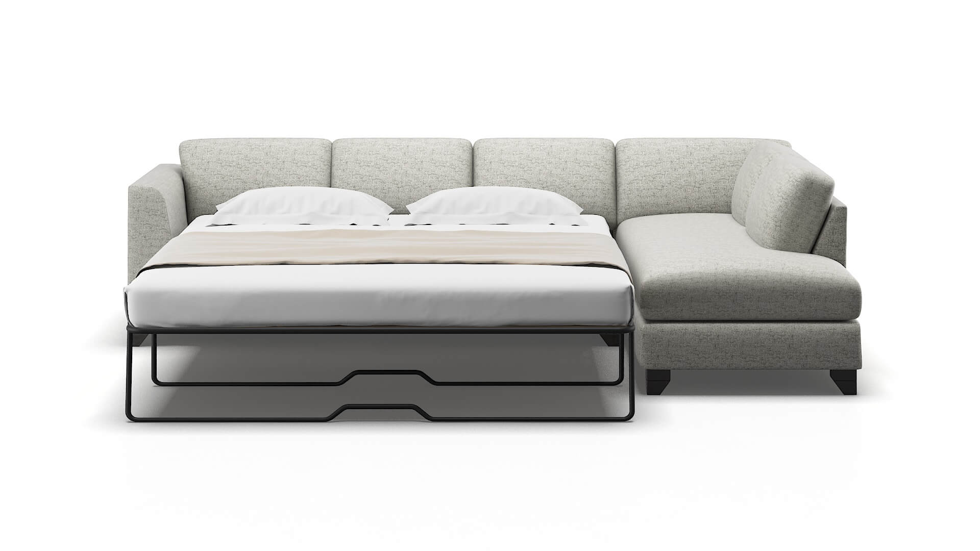Paris Oceanside Granite Panel Sleeper Espresso legs 1