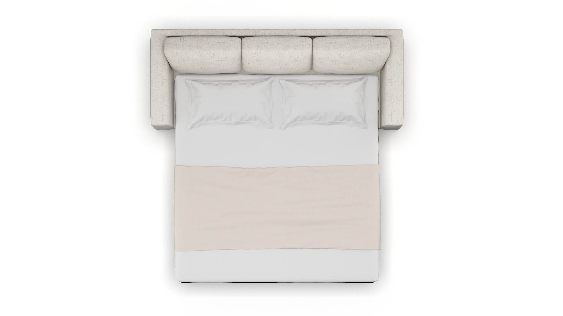 Paris Oceanside Natural Sofa Sleeper Espresso legs 3