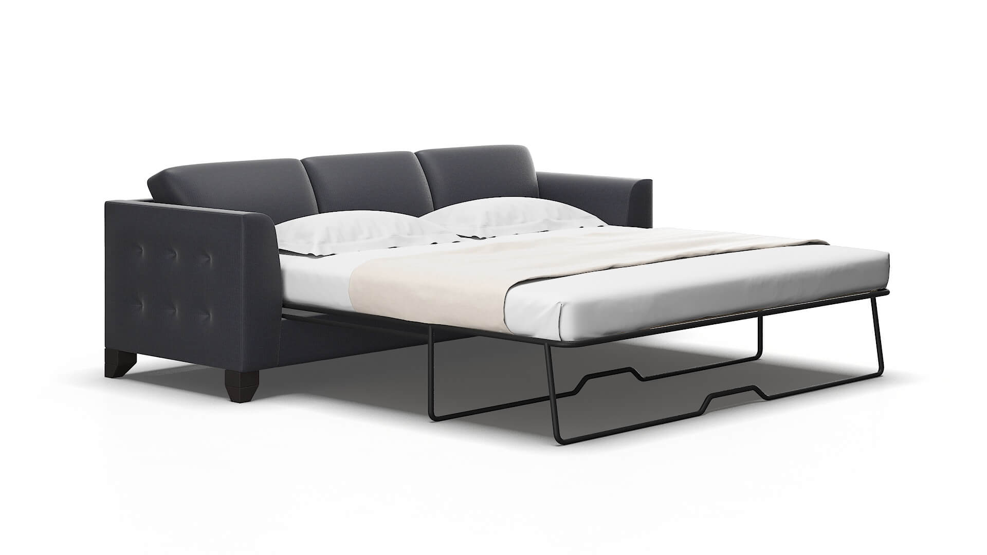 Paris Parker Midnight Sofa Sleeper Espresso legs 2
