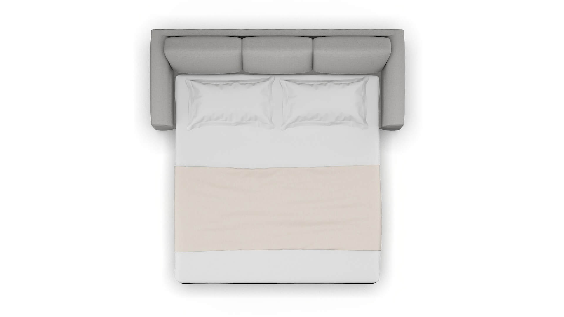 Paris Parker Silver Sofa Sleeper Espresso legs 3