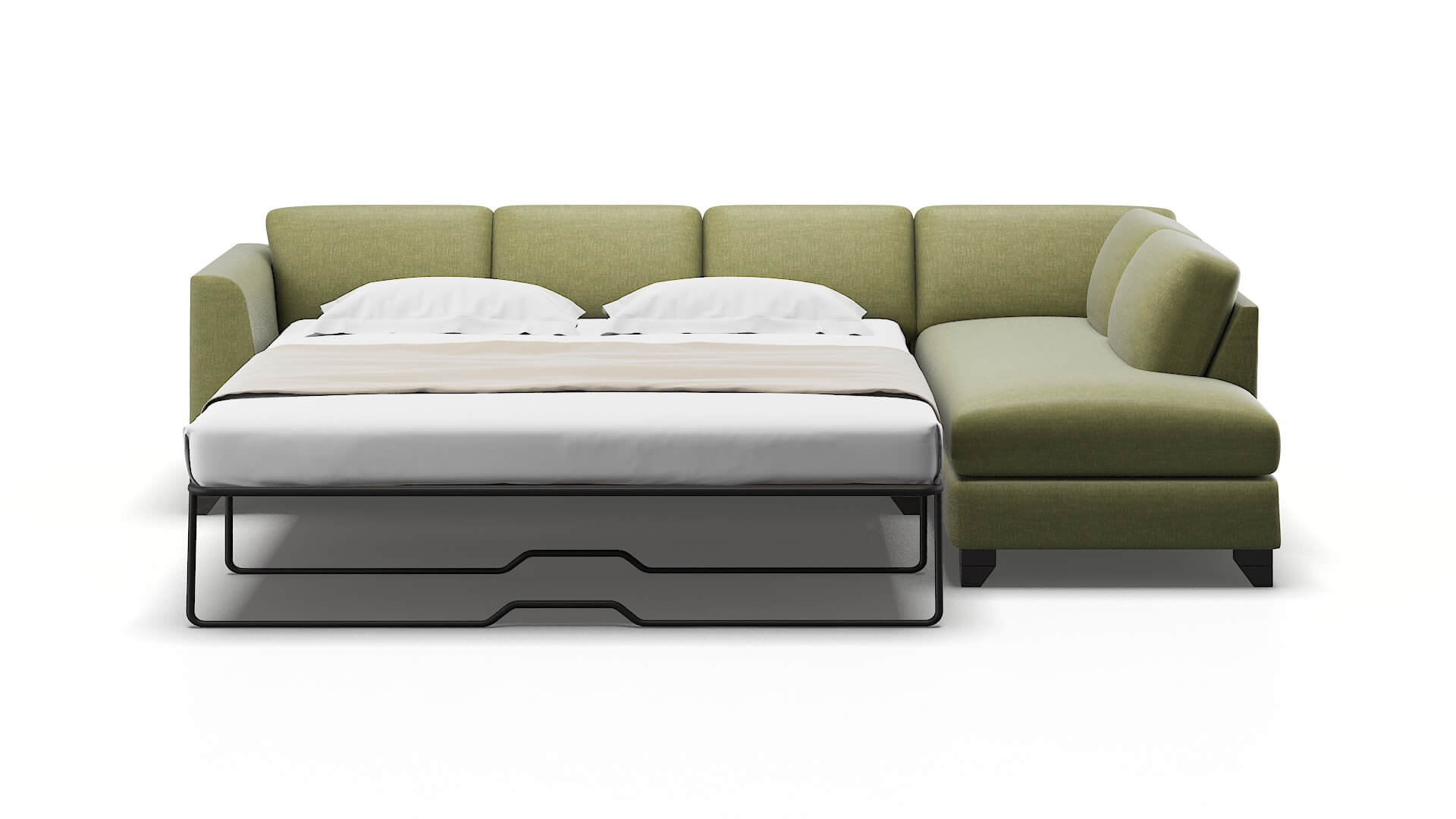Paris Portland Basil Panel Sleeper Espresso legs 1