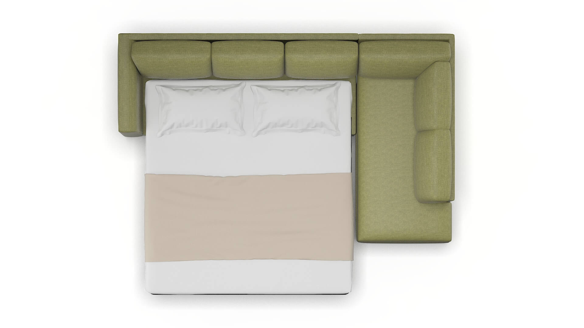 Paris Portland Basil Panel Sleeper Espresso legs 3