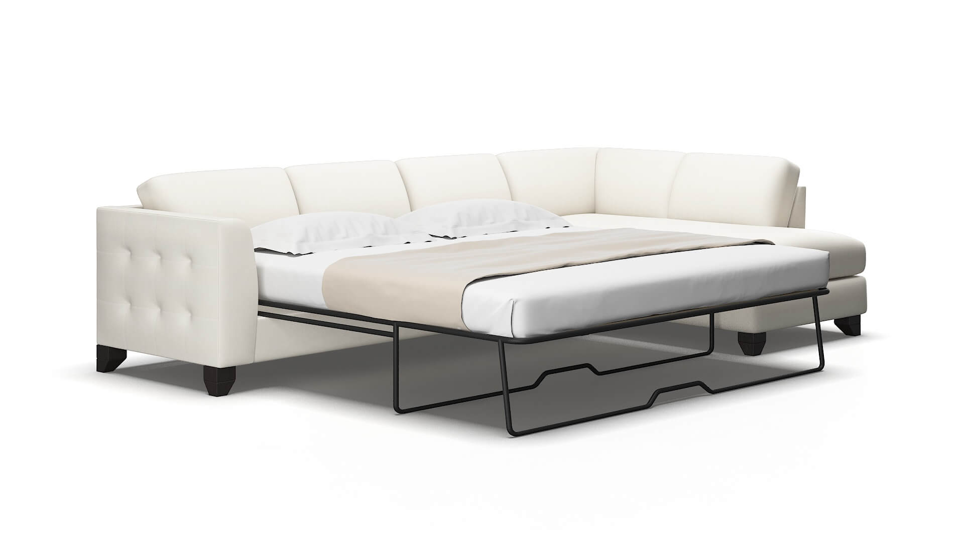 Paris R_prize Cream Panel Sleeper Espresso legs 2