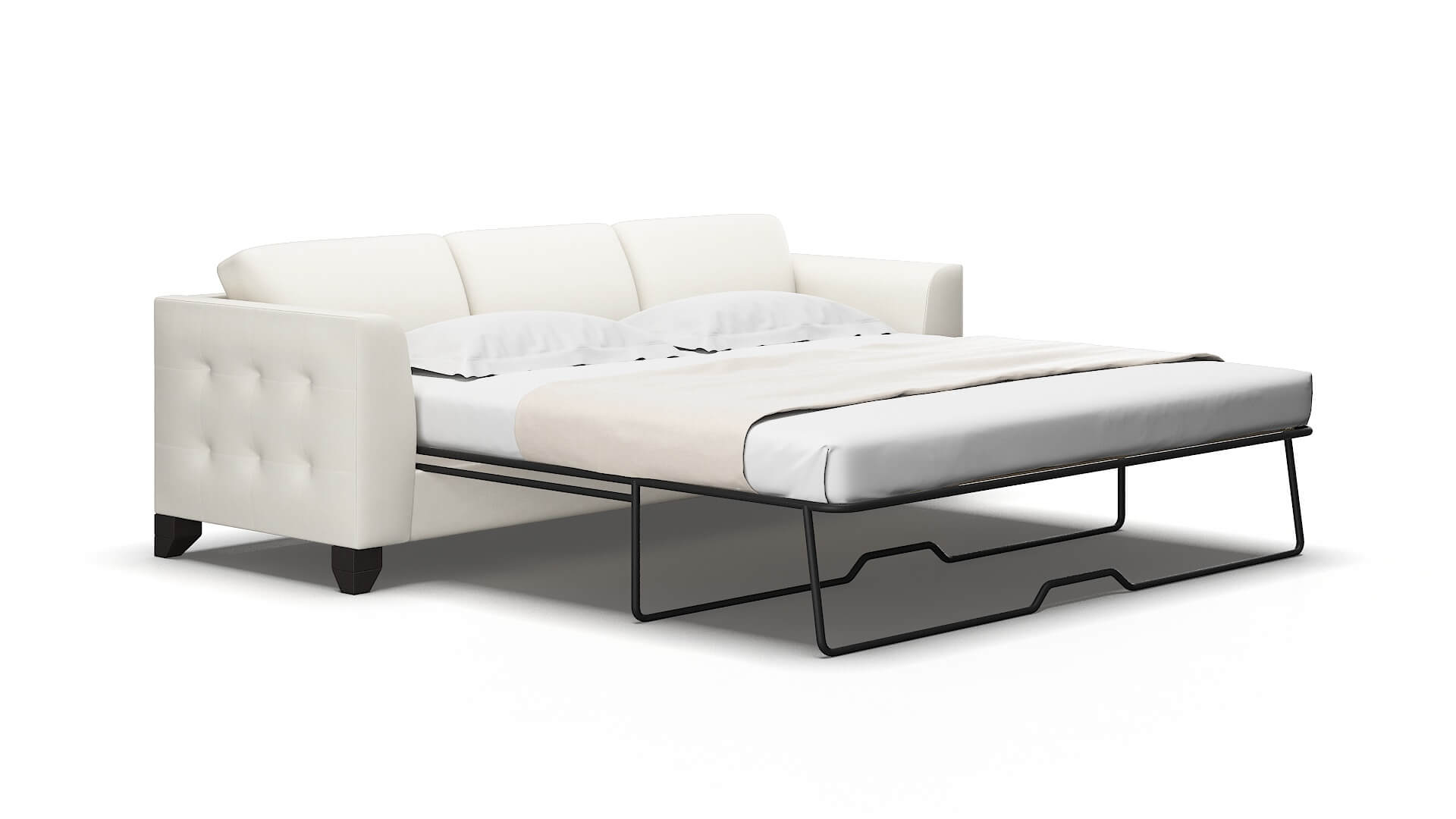 Paris R_prize Cream Sofa Sleeper espresso legs 2