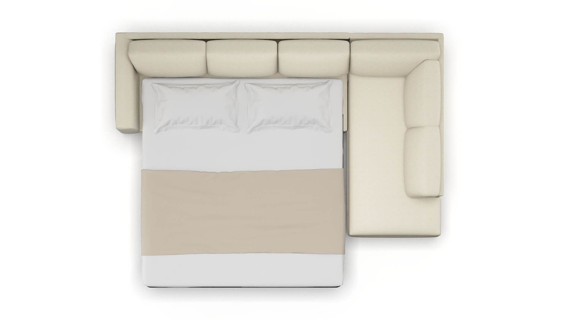 Paris Redondo Oyster Panel Sleeper Espresso legs 3