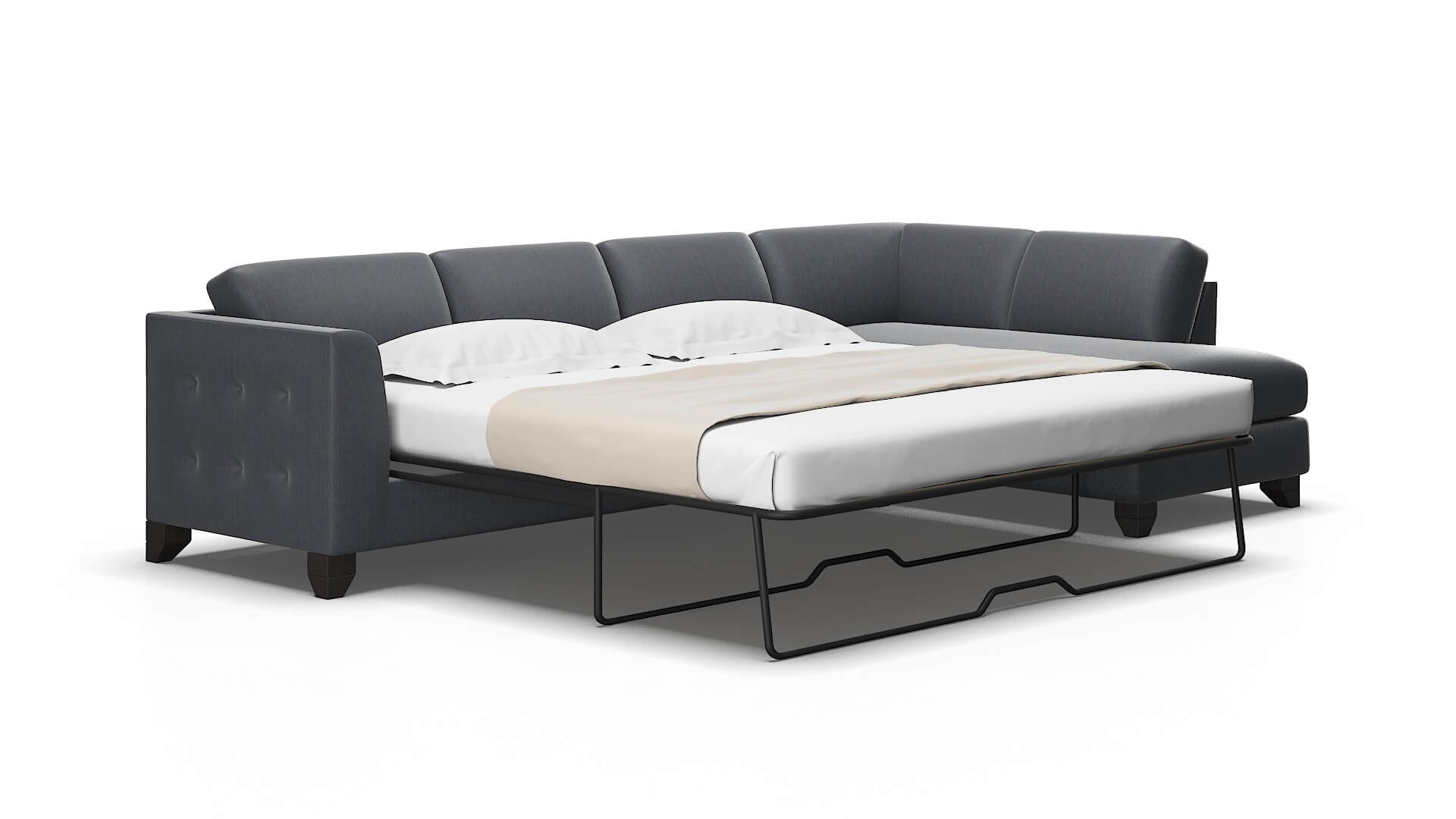 Paris Rocket Eclipse Panel Sleeper Espresso legs 2