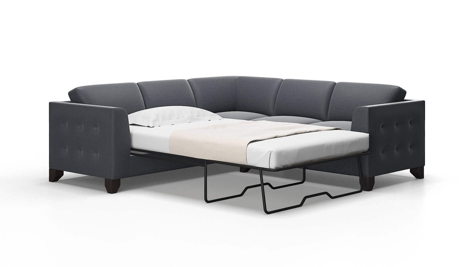 Paris Rocket Eclipse Sectional Sleeper Espresso legs 2