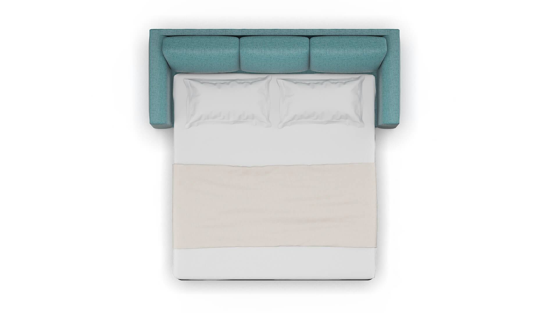 Paris Rocket Peacock Sofa Sleeper Espresso legs 3