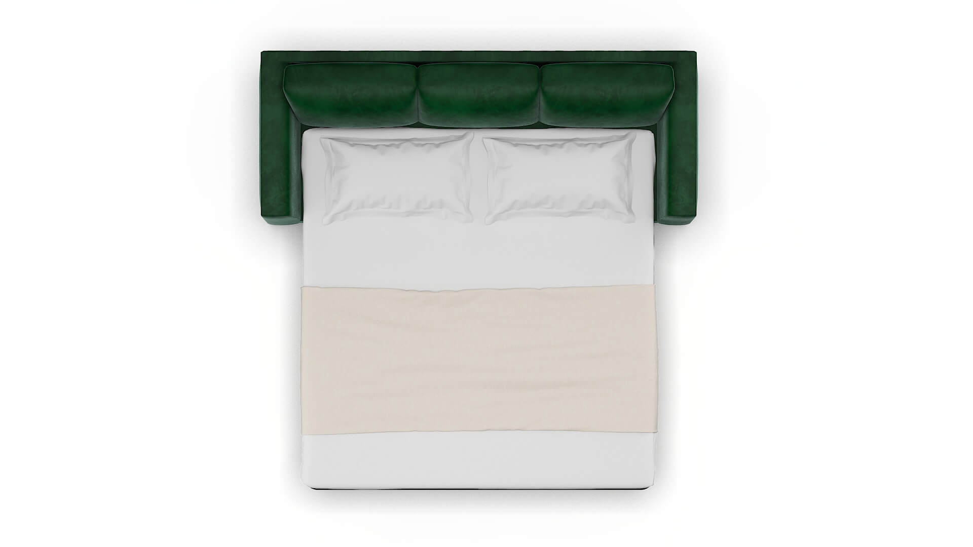 Paris Royale Evergreen Sofa Sleeper Espresso legs 3