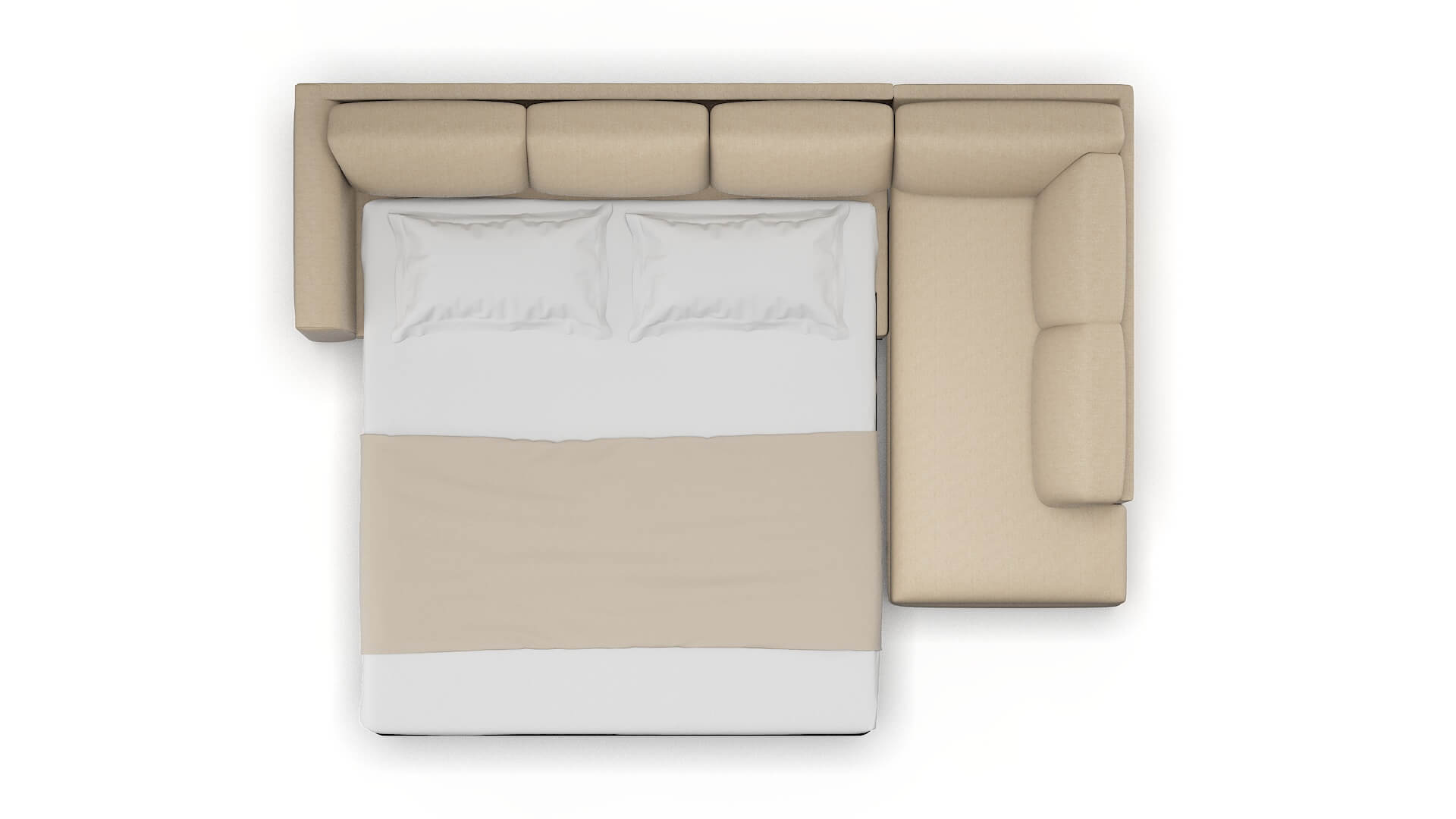 Paris Royale Mondo Panel Sleeper Espresso legs 3