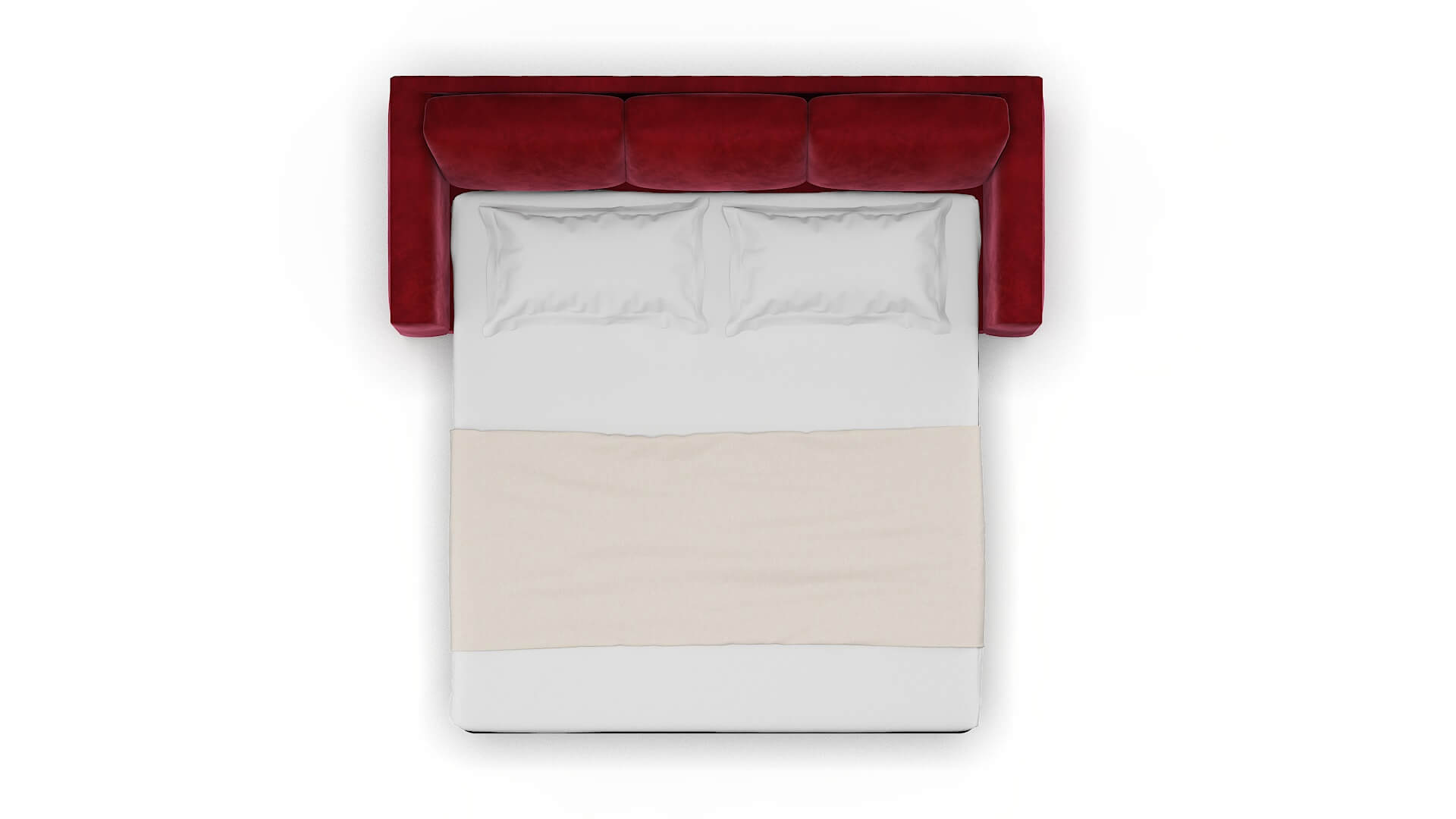 Paris Royale Ruby Sofa Sleeper Espresso legs 3