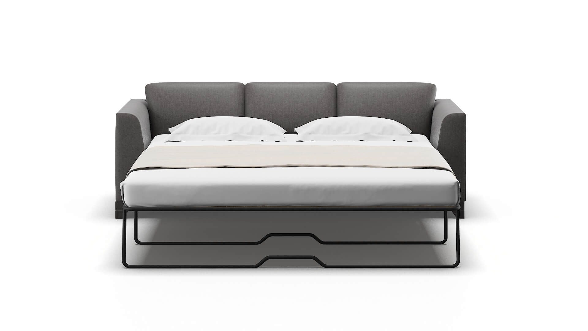 Paris Sasha Grey Sofa Sleeper Espresso legs 1