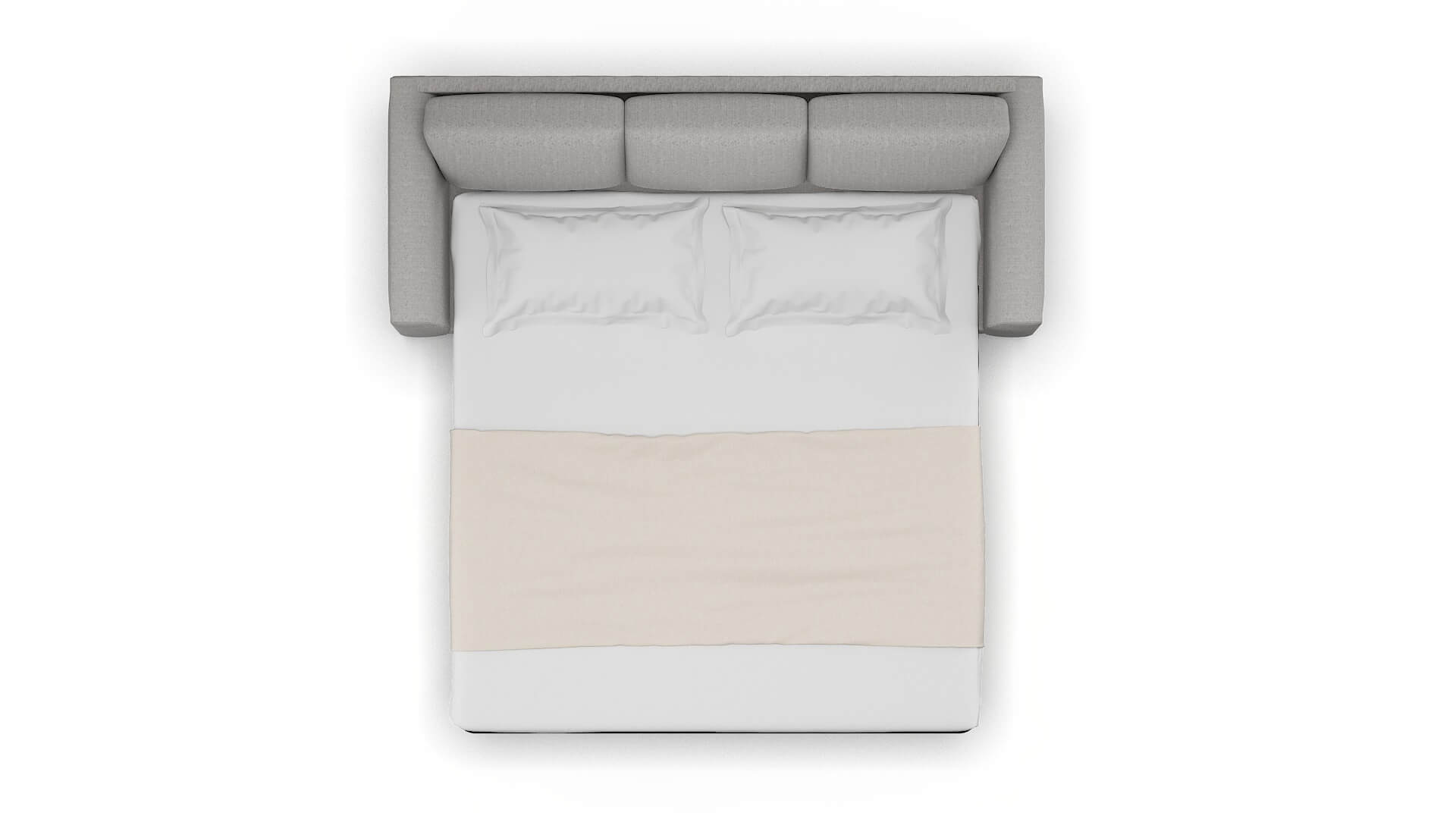 Paris Sasha Silver Sofa Sleeper Espresso legs 3