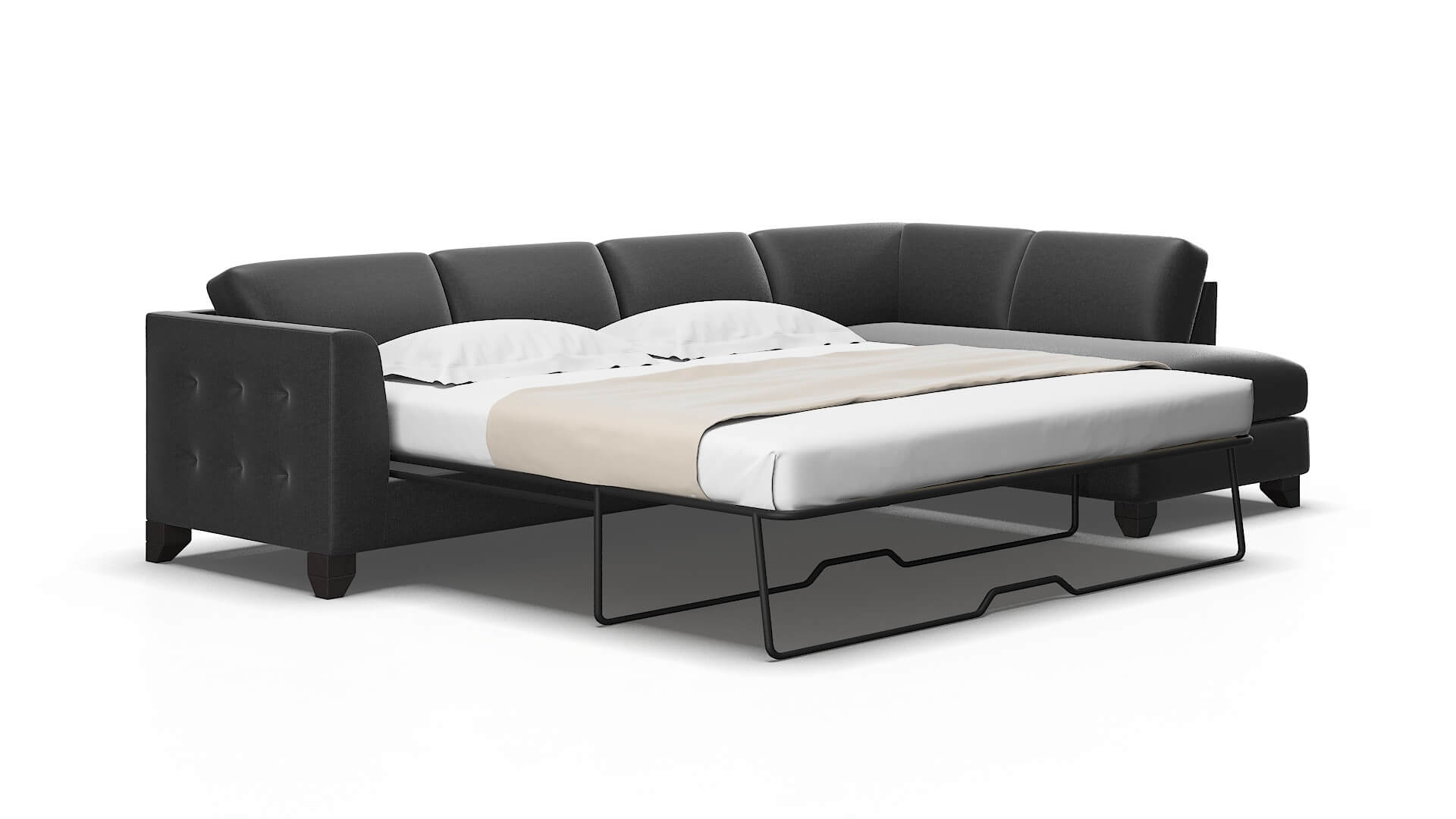 Paris Sosoftness 54 Panel Sleeper Espresso legs 2