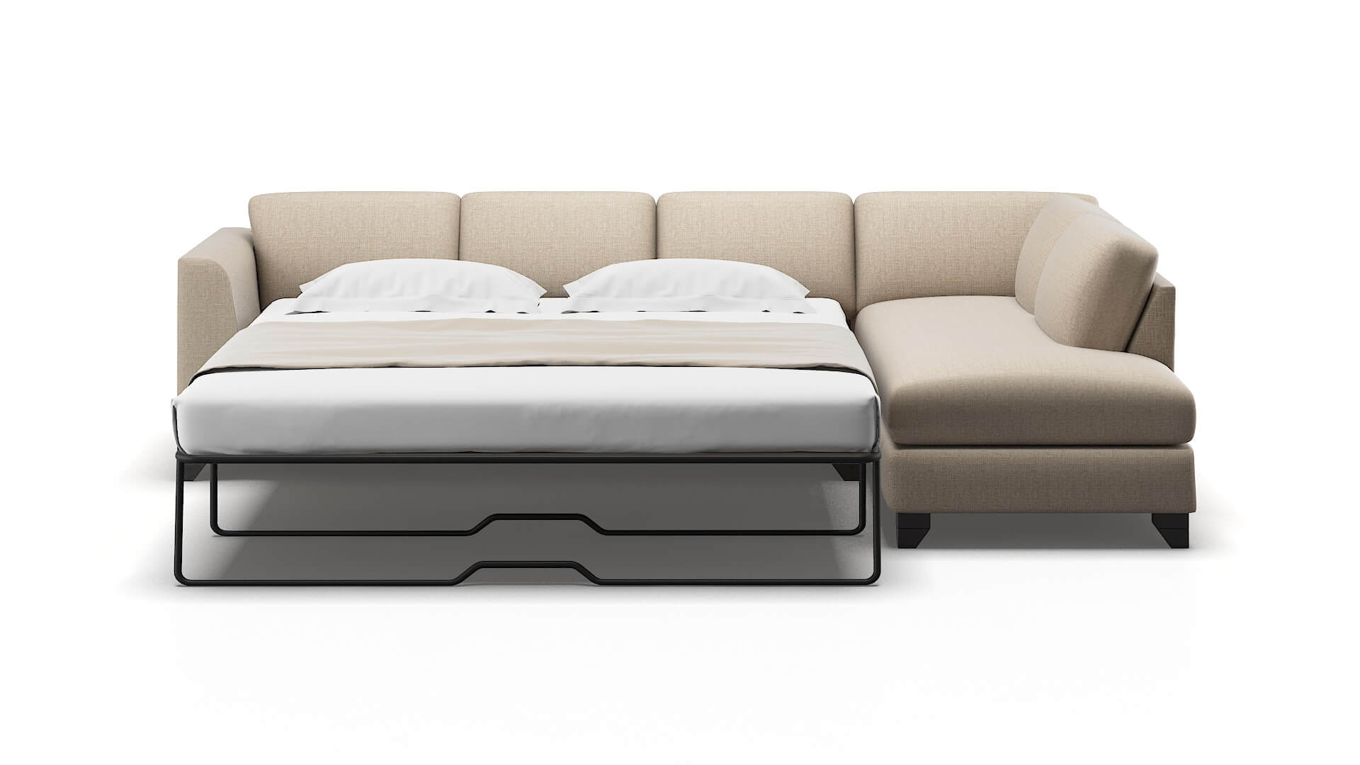 Paris Sosoftness 74 Panel Sleeper Espresso legs 1