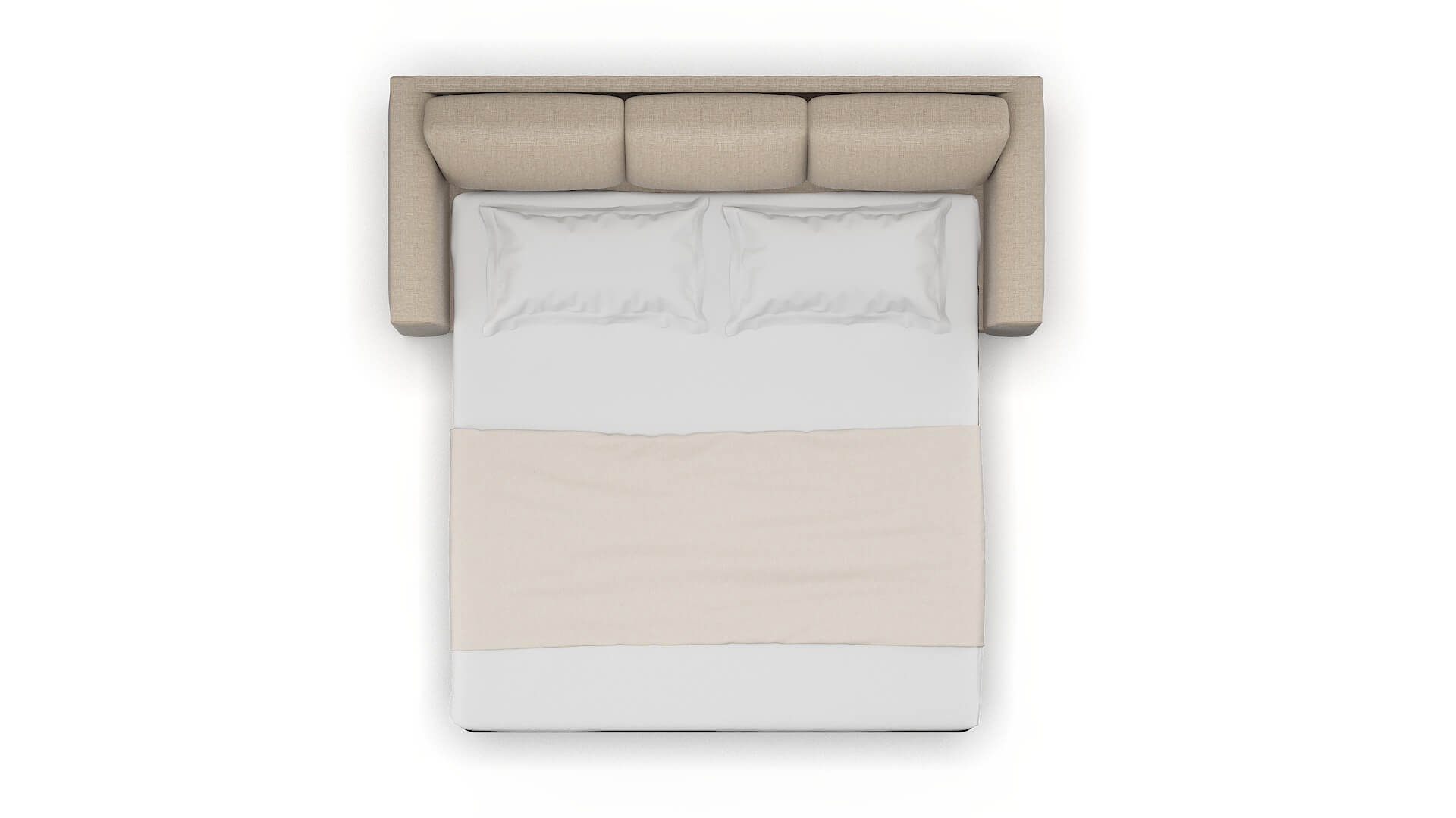 Paris Sosoftness 74 Sofa Sleeper Espresso legs 3