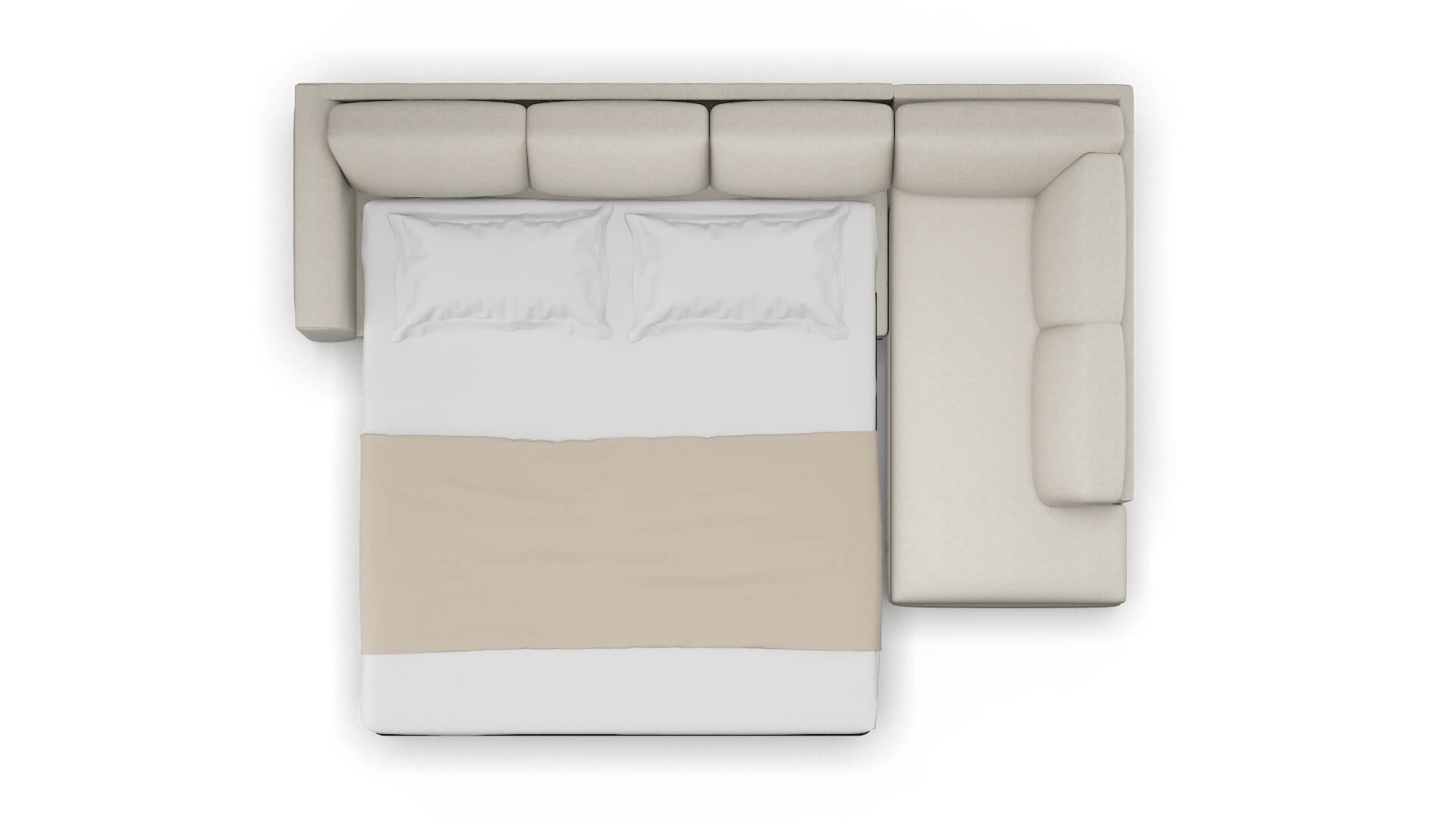 Paris Terrain Natural Panel Sleeper Espresso legs 3