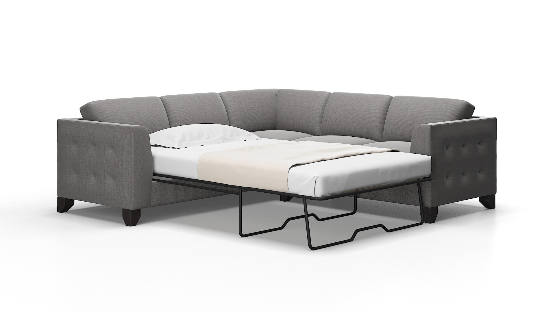 Paris Terrain Oatmeal Sectional Sleeper 2