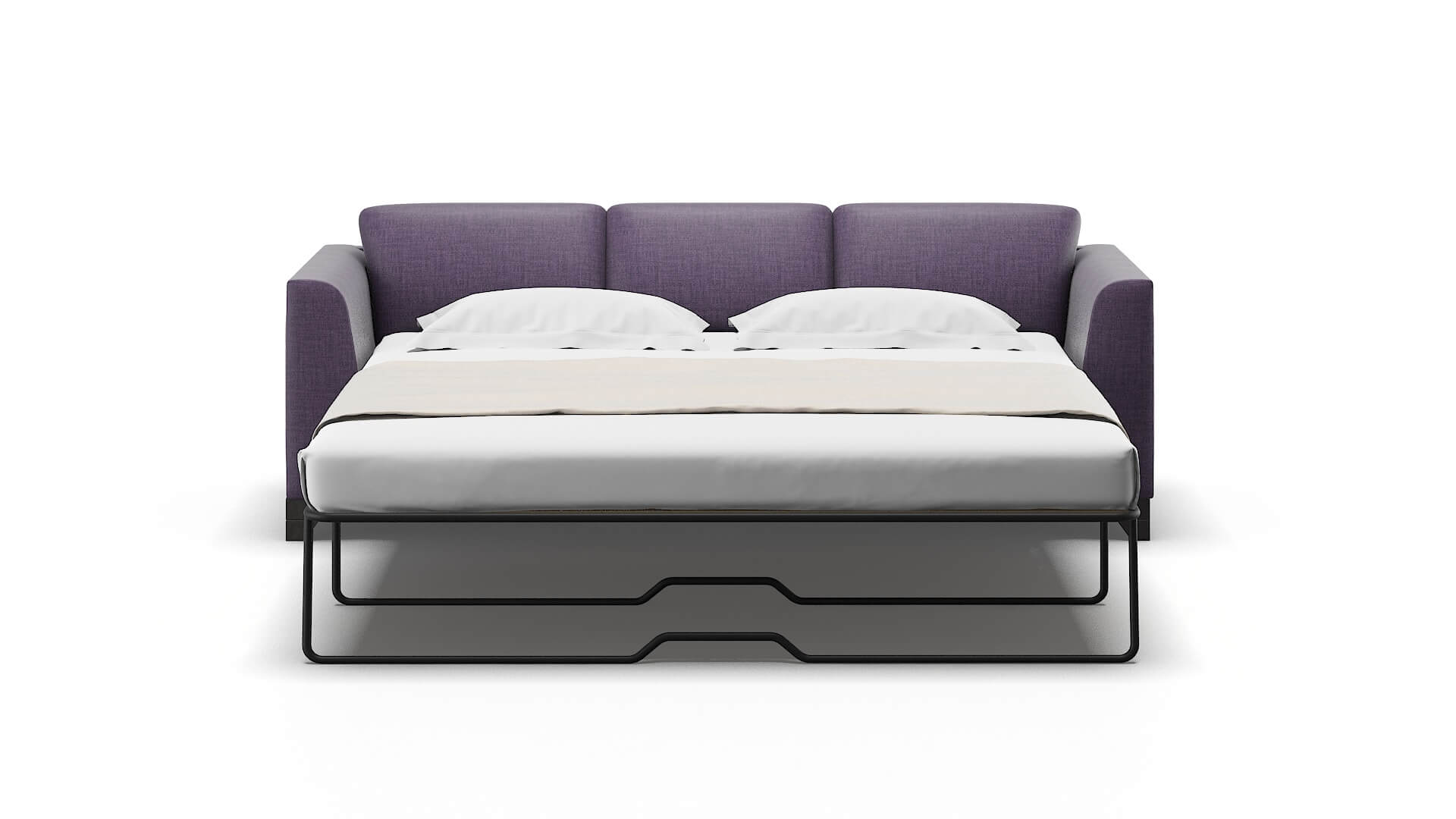 Paris Tess Blackberry Sofa Sleeper Espresso legs 1