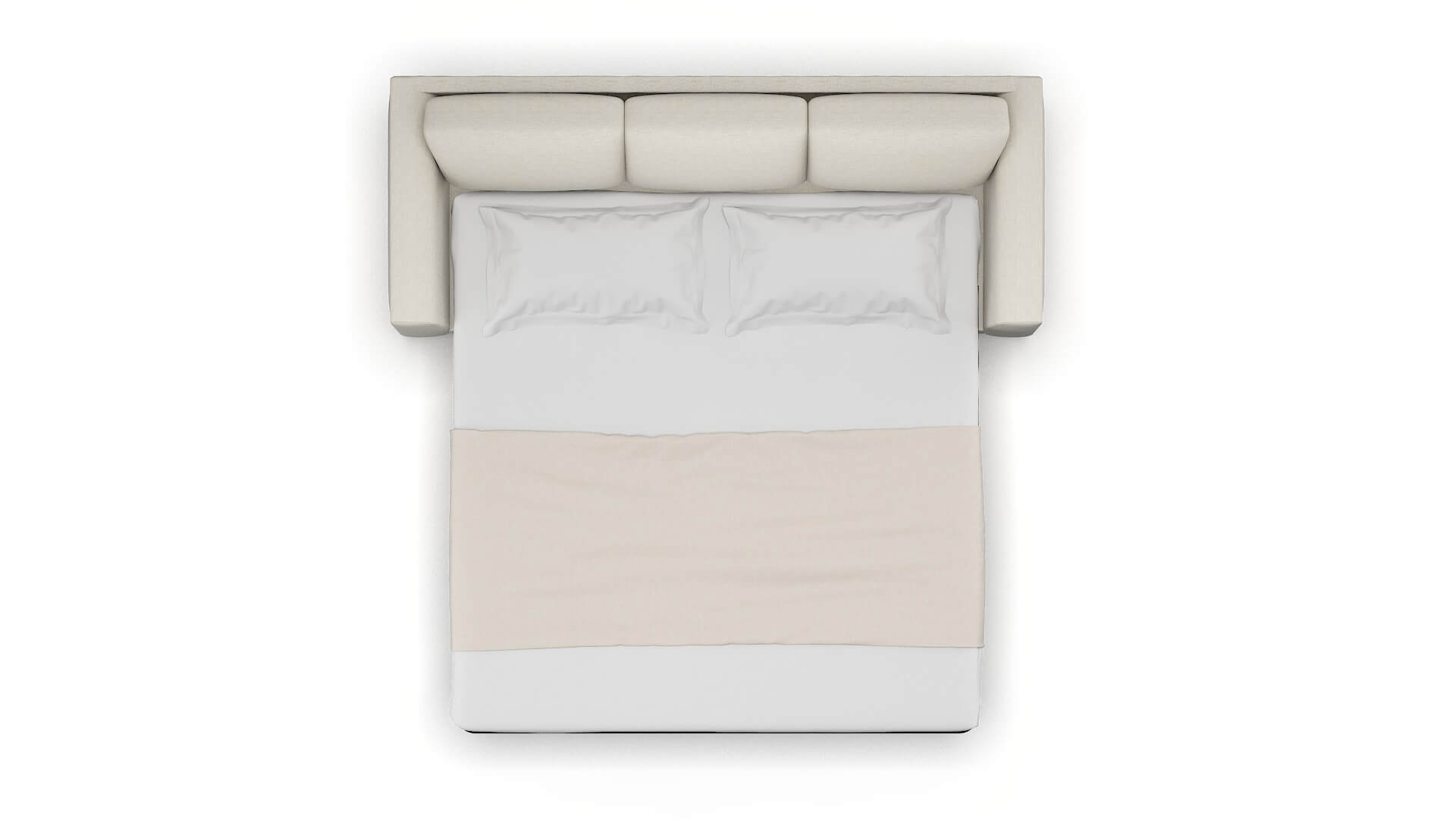 Paris Venus Cream Sofa Sleeper Espresso legs 3