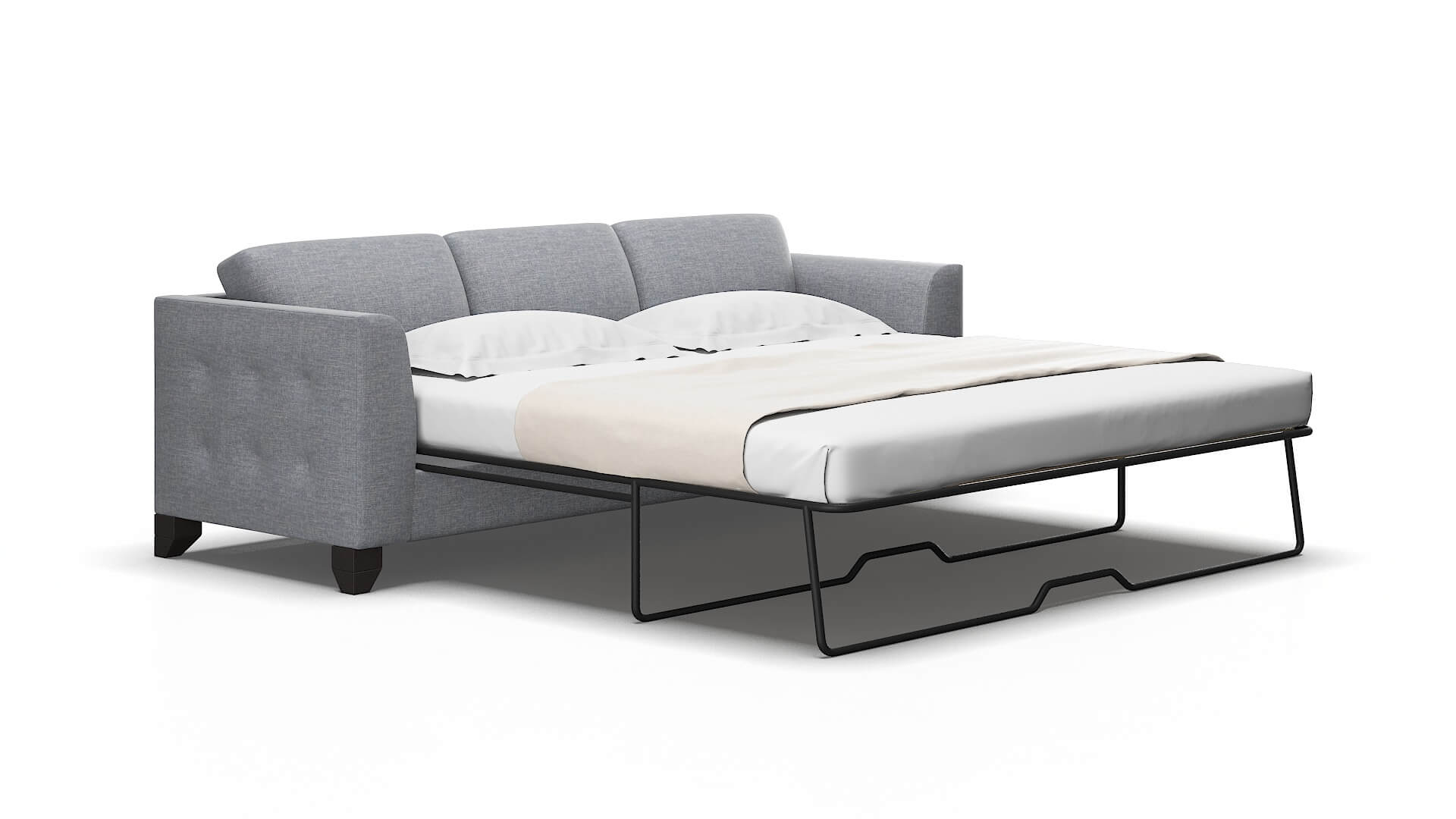 Paris Venus Mist Sofa Sleeper Espresso legs 2