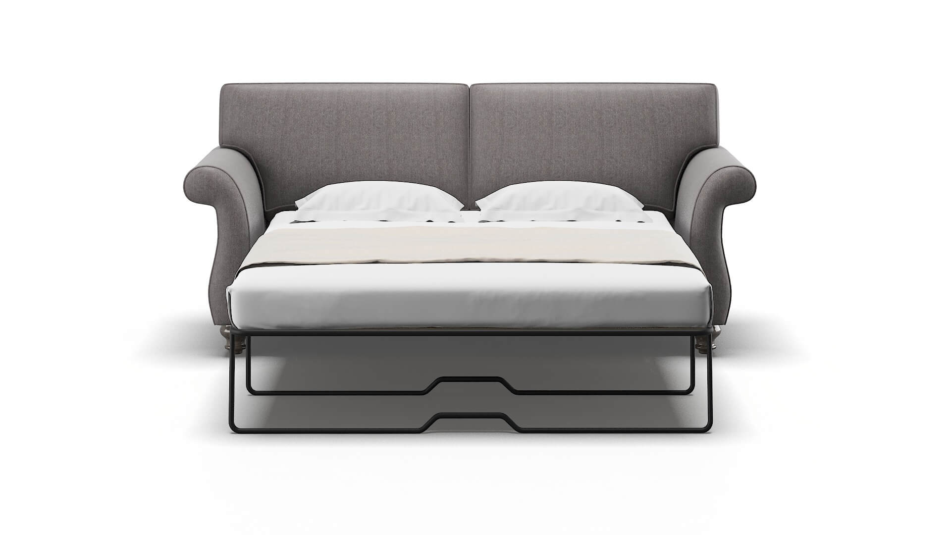 Pisa Atlas_plz Silver Sofa Sleeper Espresso legs 1