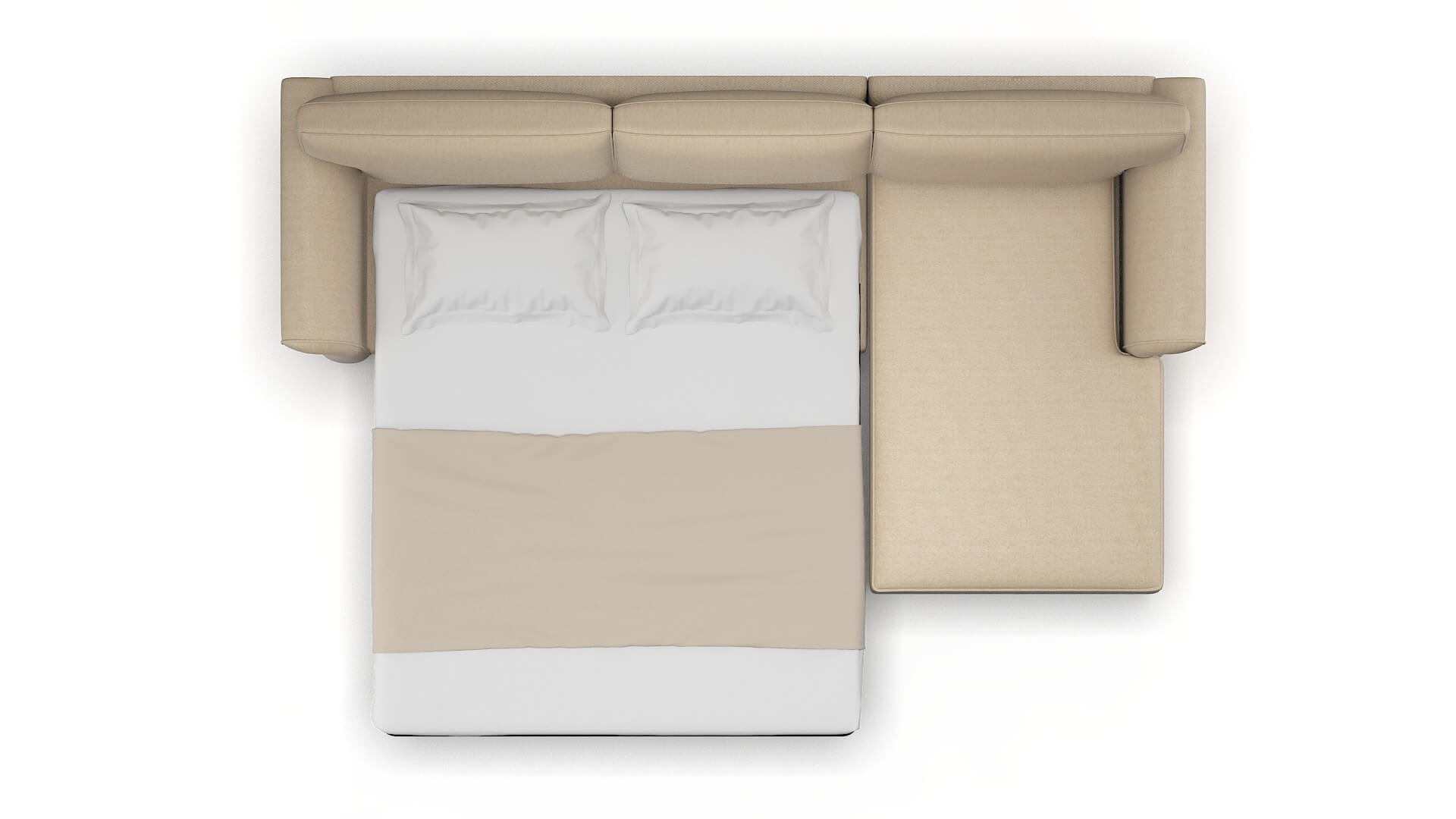 Pisa Avenger Burlap Panel Sleeper Espresso legs 3