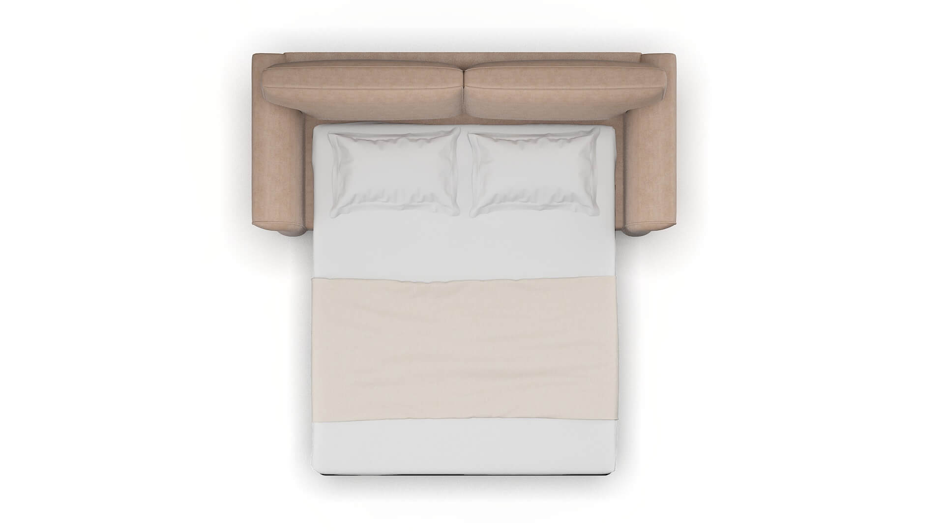 Pisa Bella Pewter Sofa Sleeper Espresso legs 3