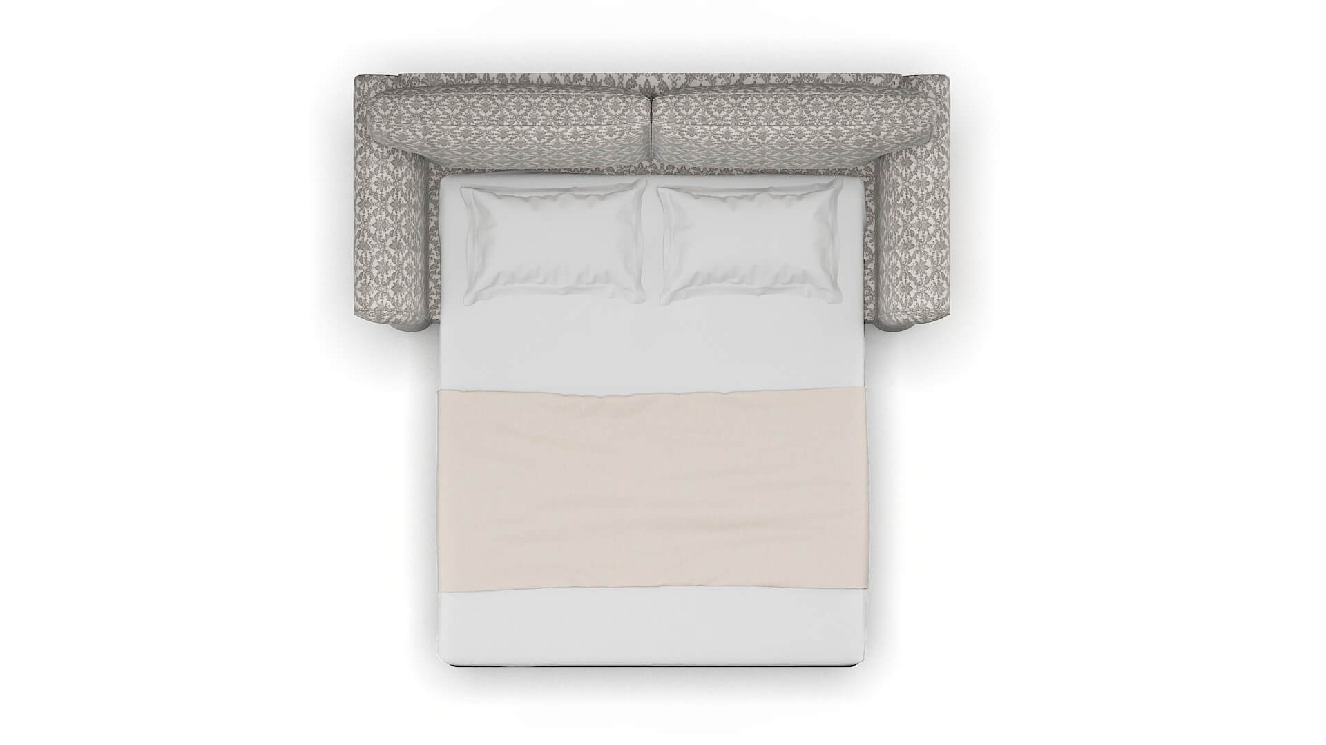 Pisa Bergamo Dove Sofa Sleeper Espresso legs 3