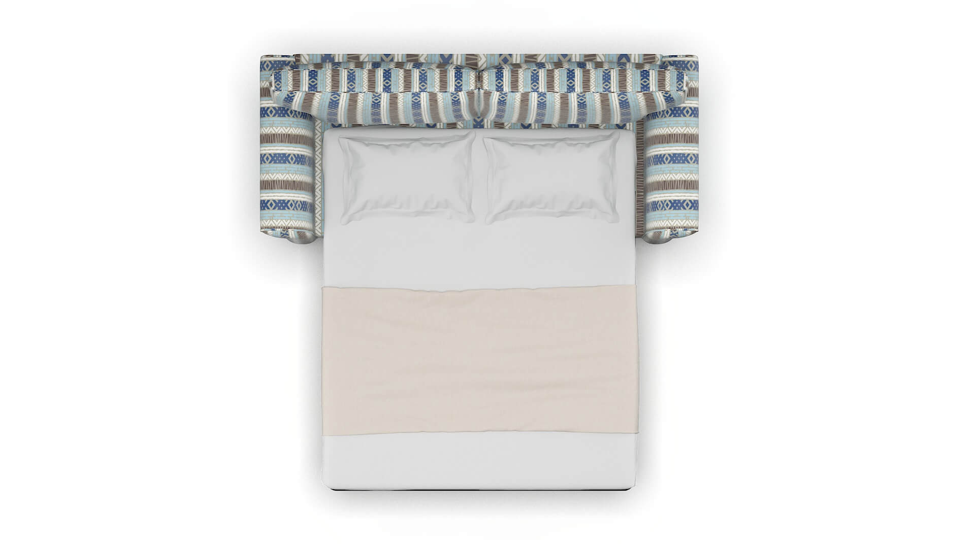 Pisa Bodhi Indigo Sofa Sleeper Espresso legs 3