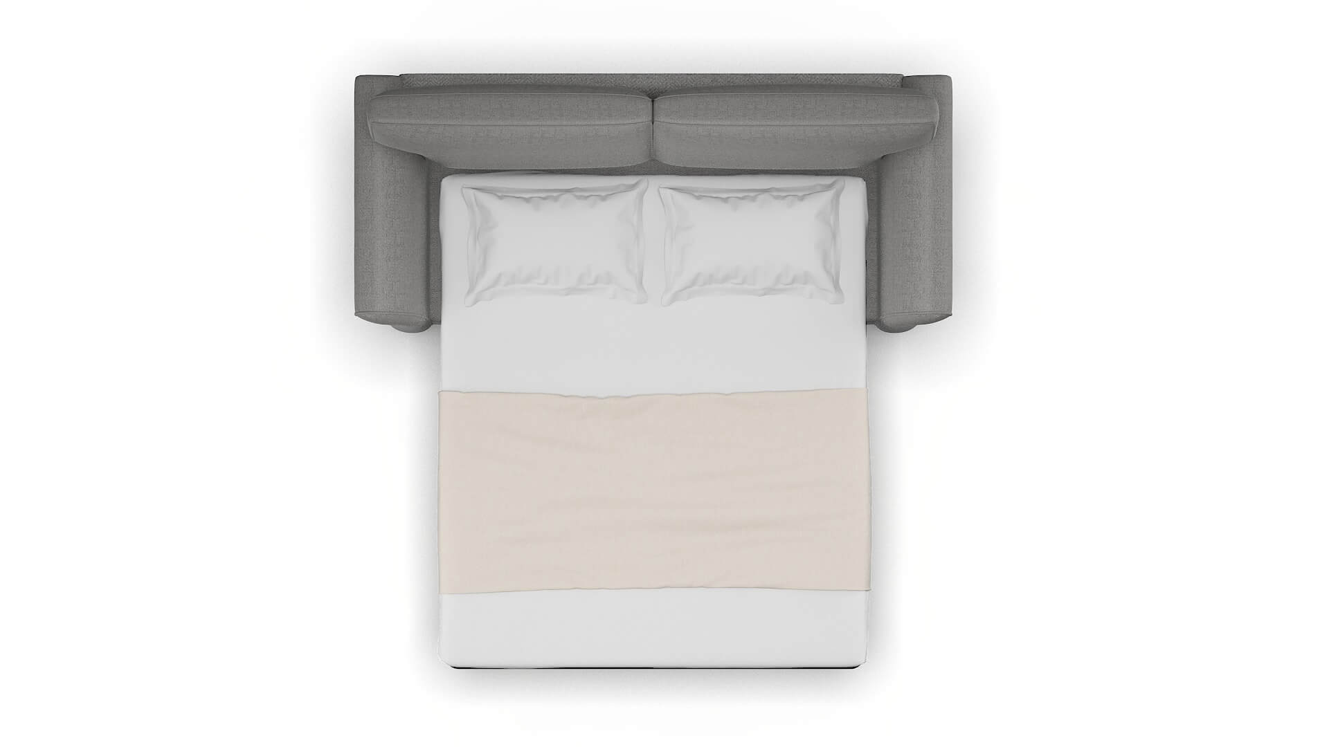 Pisa Catalina Steel Sofa Sleeper Espresso legs 3