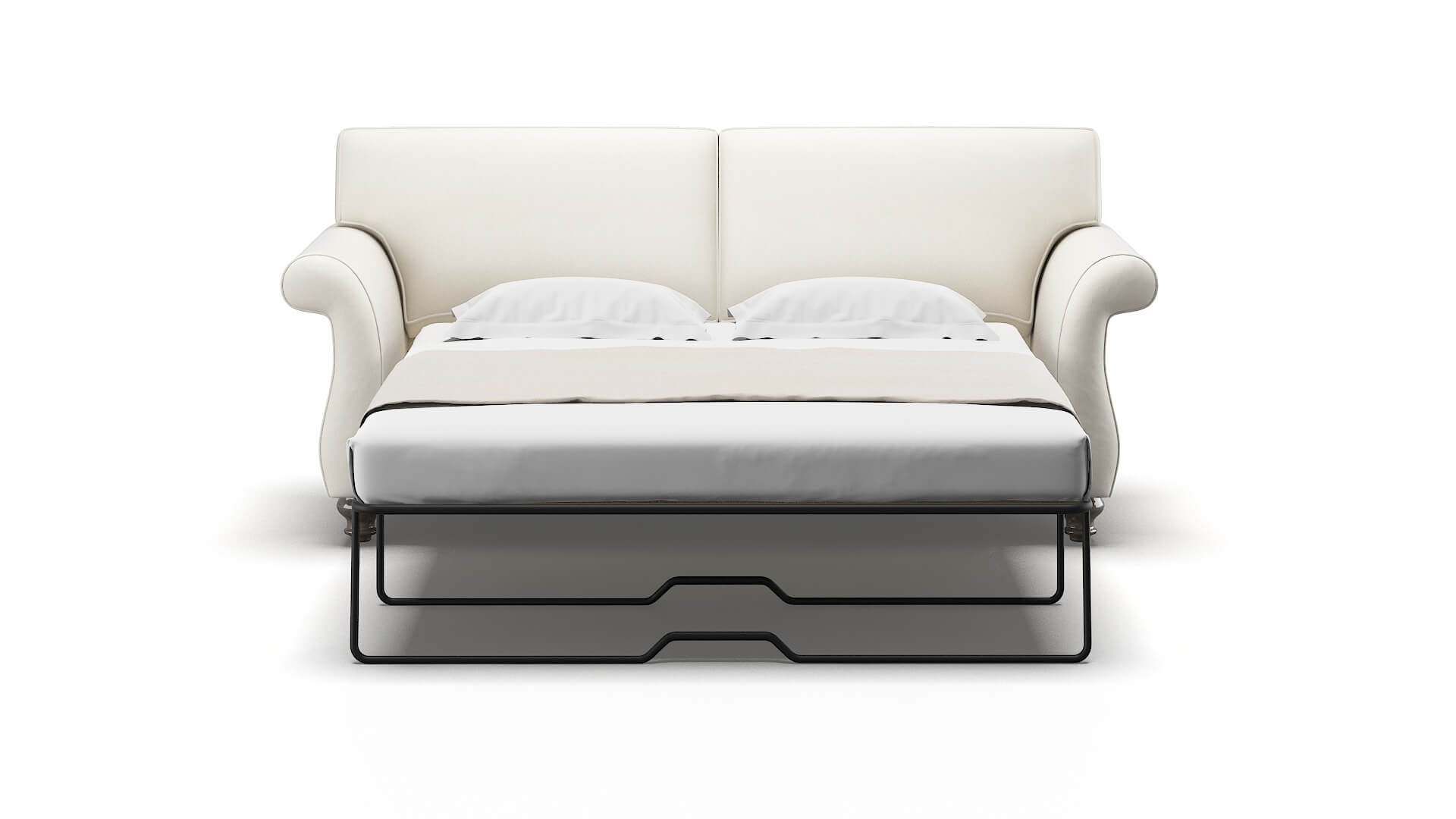 Pisa Chance Bone Sofa Sleeper Espresso legs 1