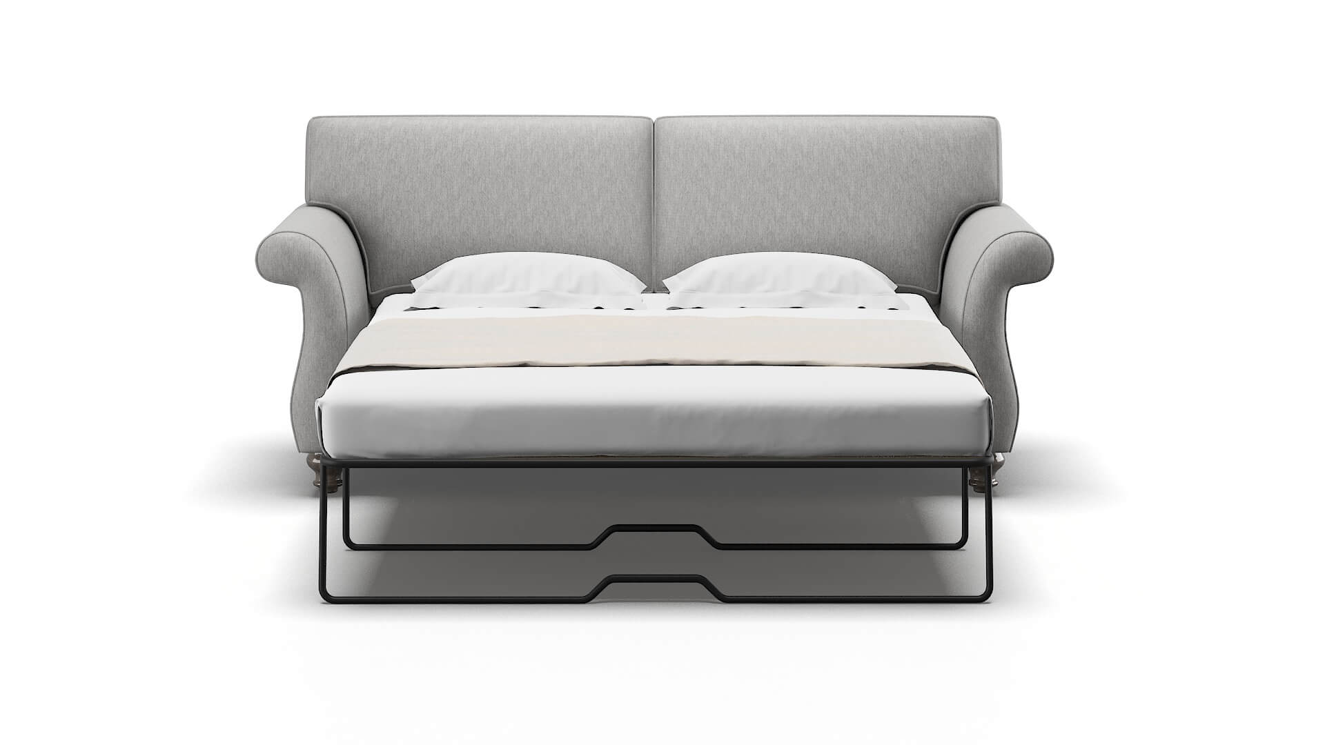 Pisa Cosmo Steel Sofa Sleeper Espresso legs 1