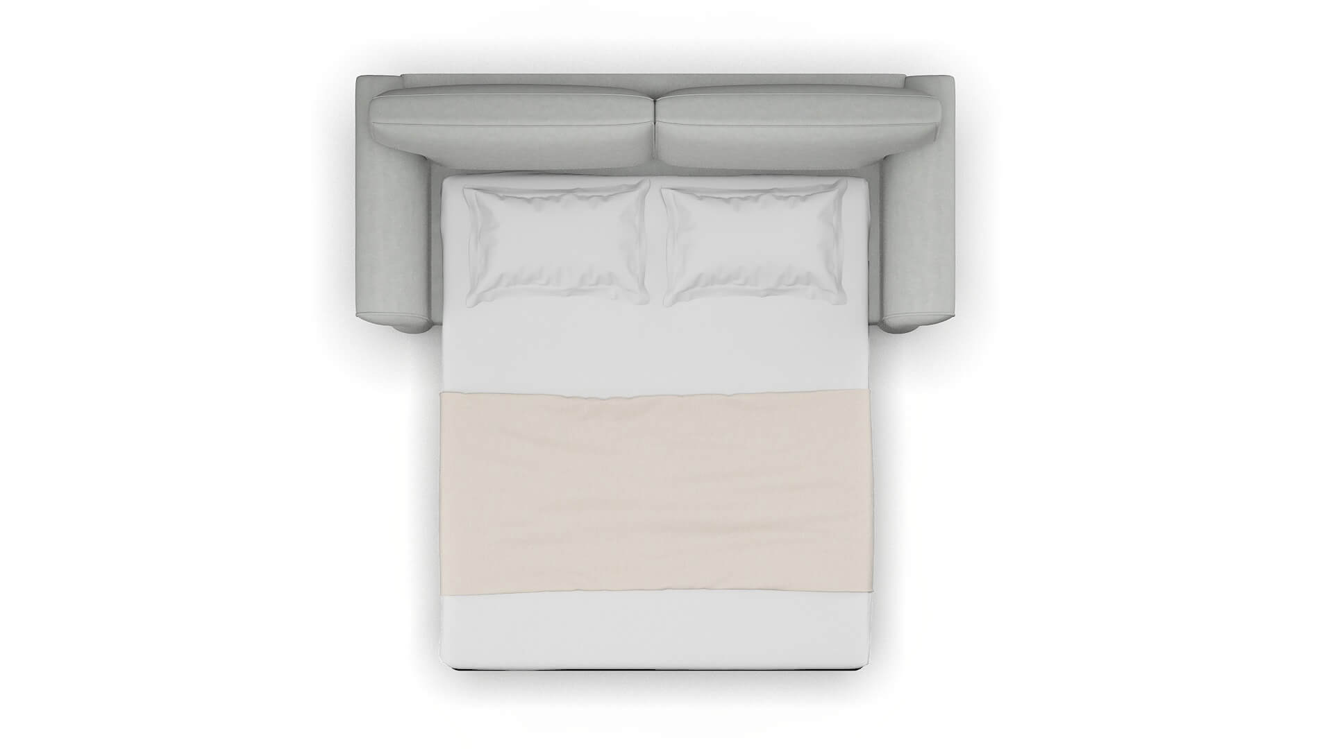 Pisa Dawson Platinum Sofa Sleeper Espresso legs 3